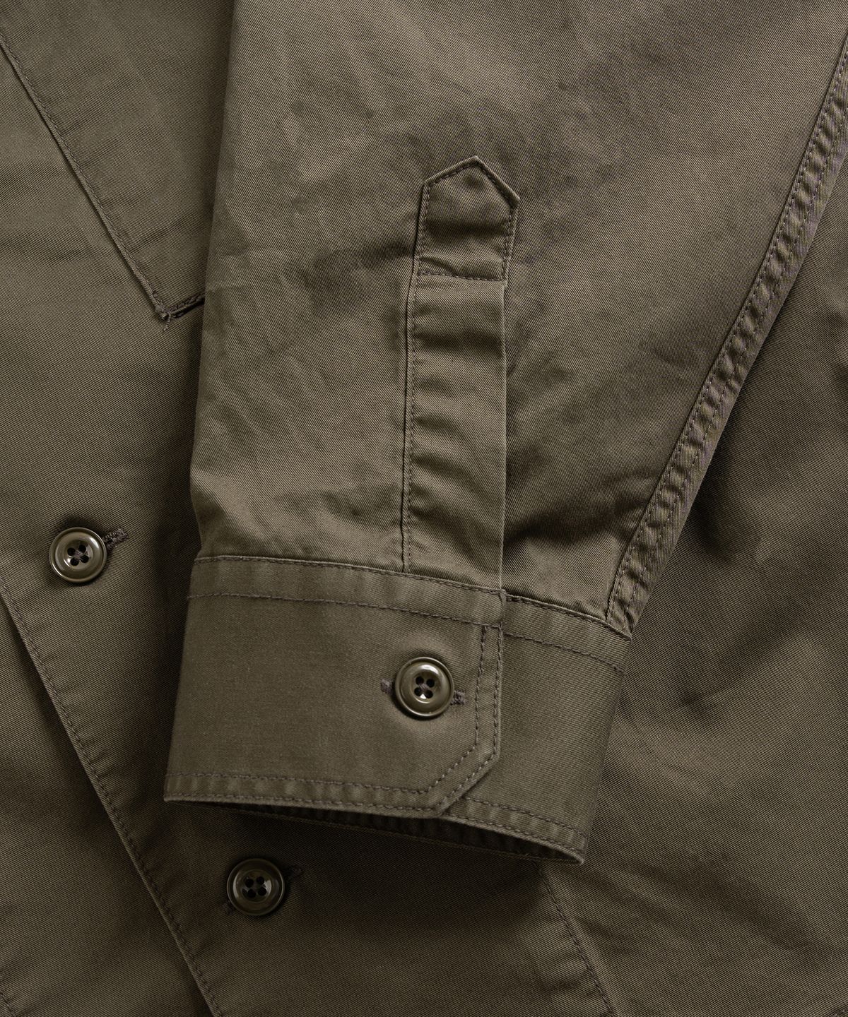 와일드 브릭스(WILD BRICKS) W23 MILITARY SHIRT JACKET (olive)