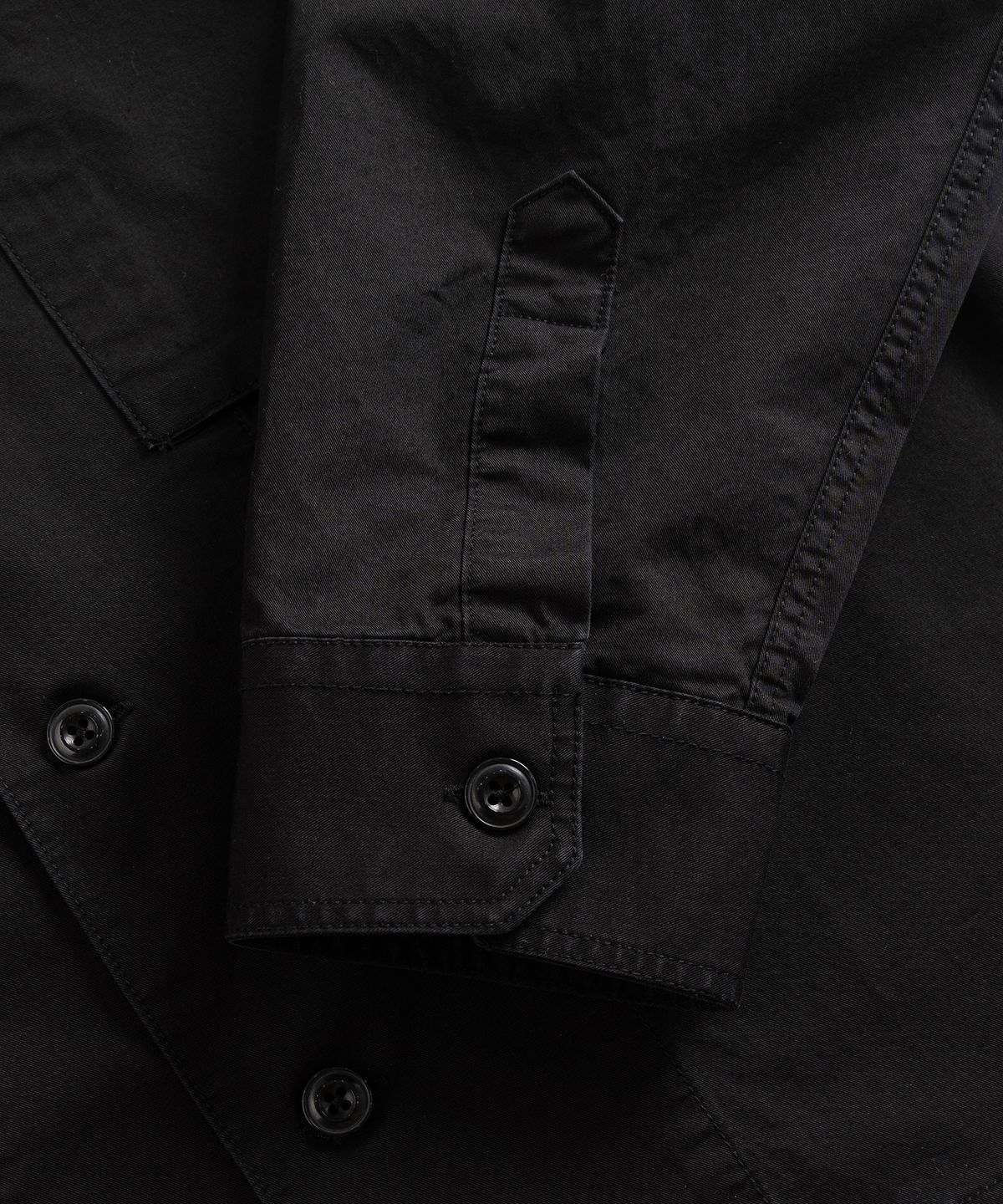 와일드 브릭스(WILD BRICKS) W23 MILITARY SHIRT JACKET (black)