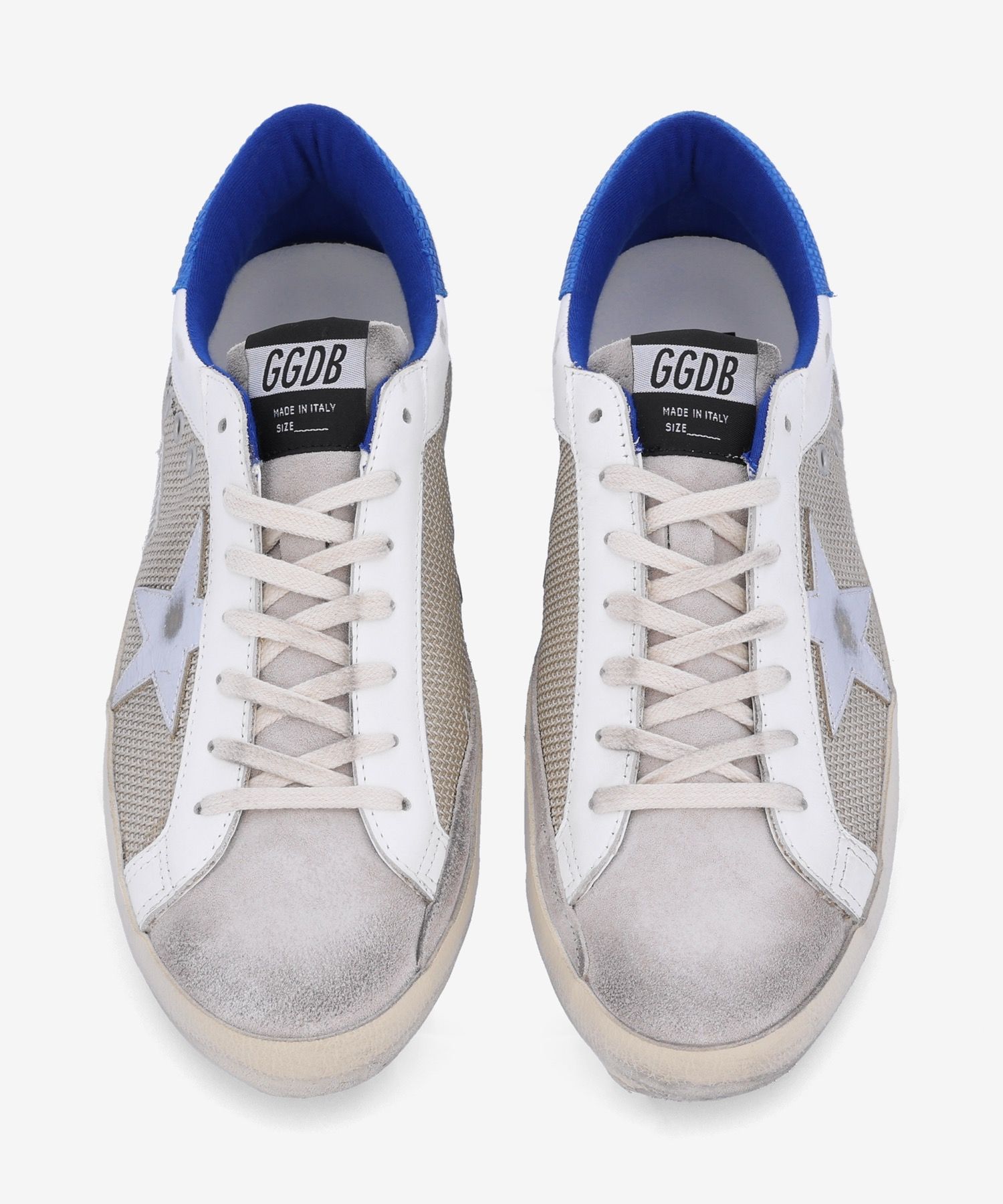 MUSINSA | GOLDEN GOOSE Superstar Blue Tab Silver Star