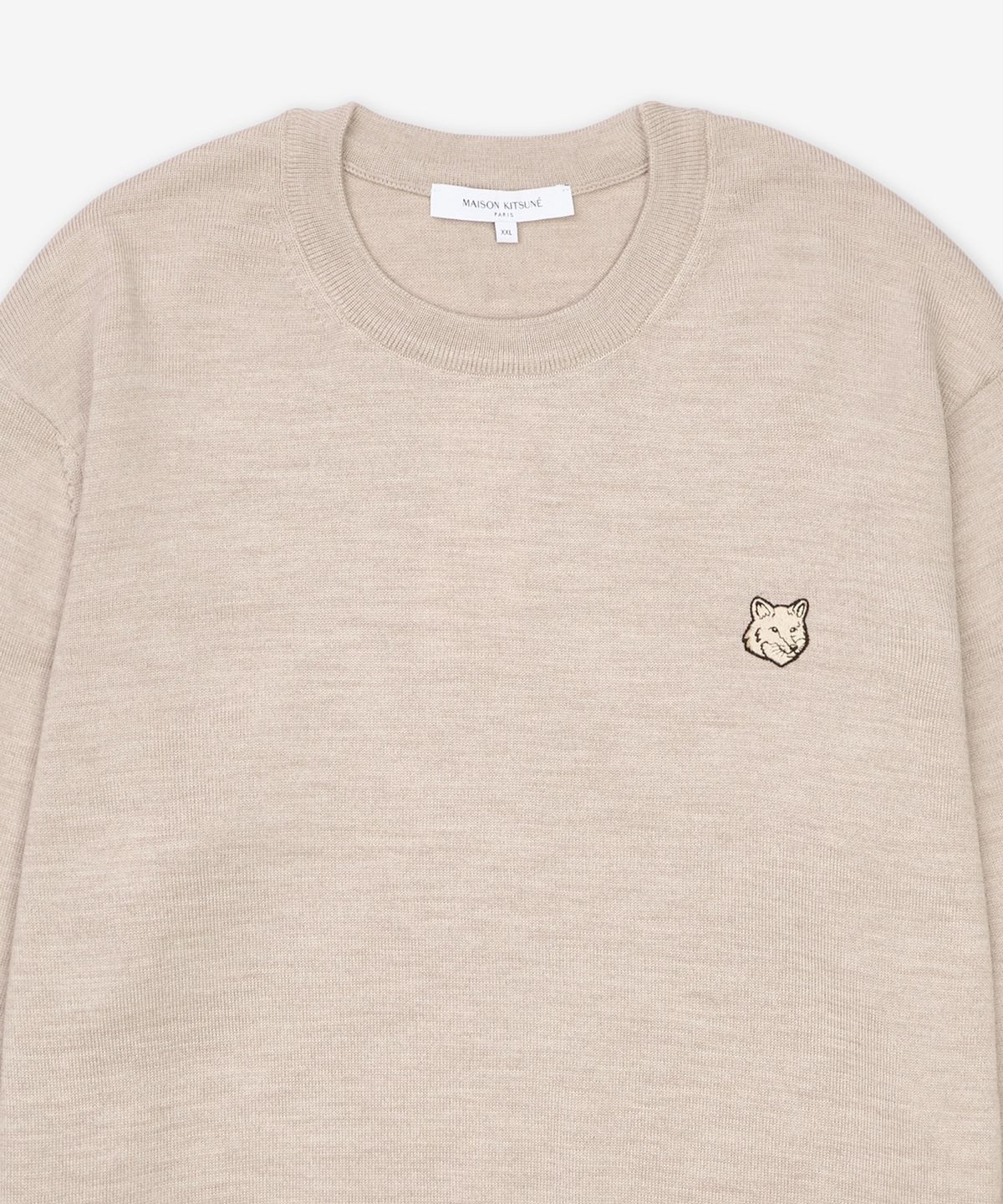 메종 키츠네(MAISON KITSUNE) 볼드 폭스 헤드 니트 - 마블 / MM00815KT10360134
