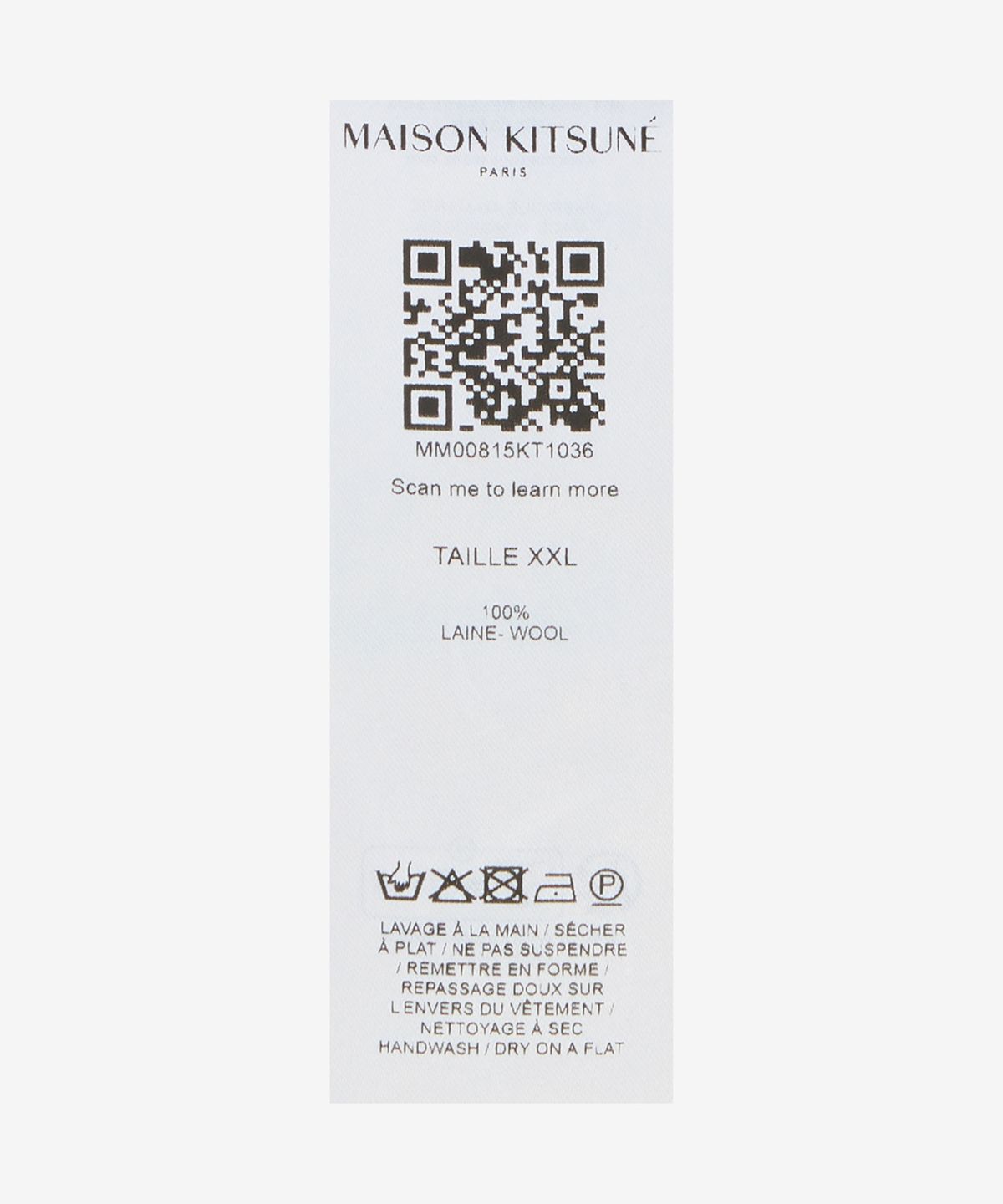 메종 키츠네(MAISON KITSUNE) 볼드 폭스 헤드 니트 - 마블 / MM00815KT10360134