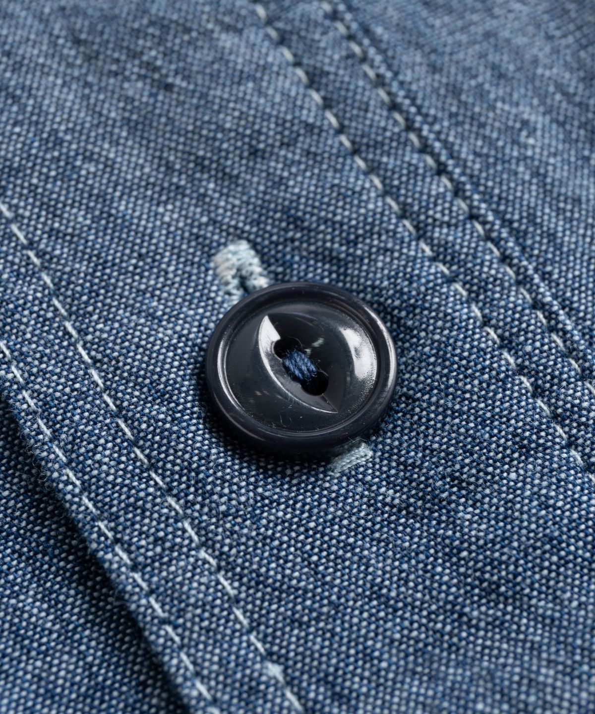 와일드 브릭스(WILD BRICKS) W23 CHAMBRAY UTILITY SHIRT (blue)
