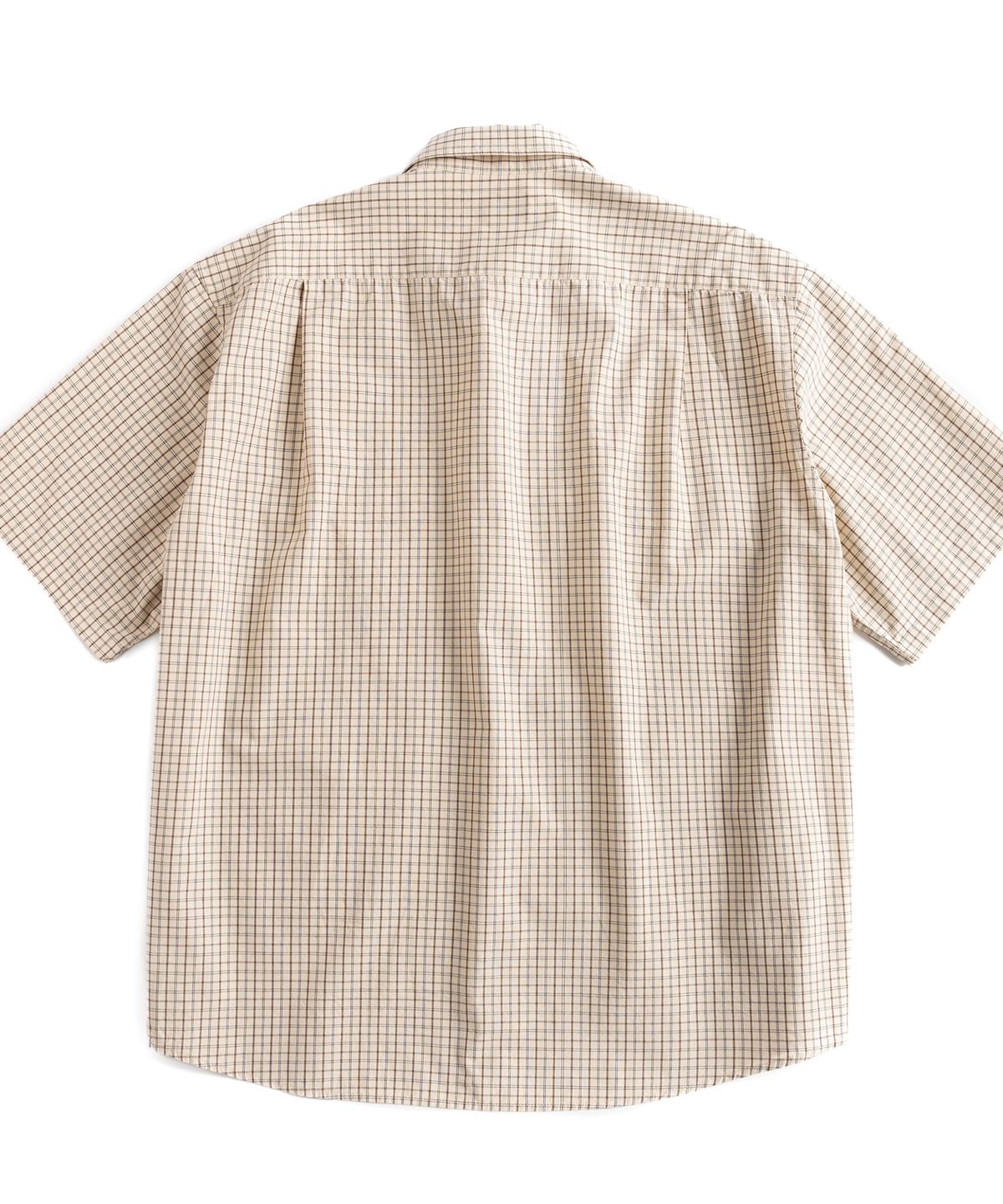 와일드 브릭스(WILD BRICKS) W23 CHECK UTILITY SHIRT (ivory)
