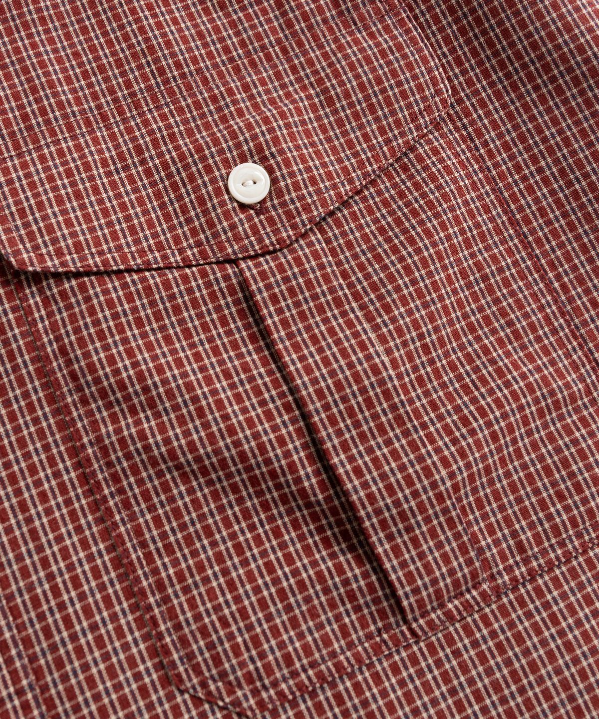 와일드 브릭스(WILD BRICKS) W23 CHECK UTILITY SHIRT (red)