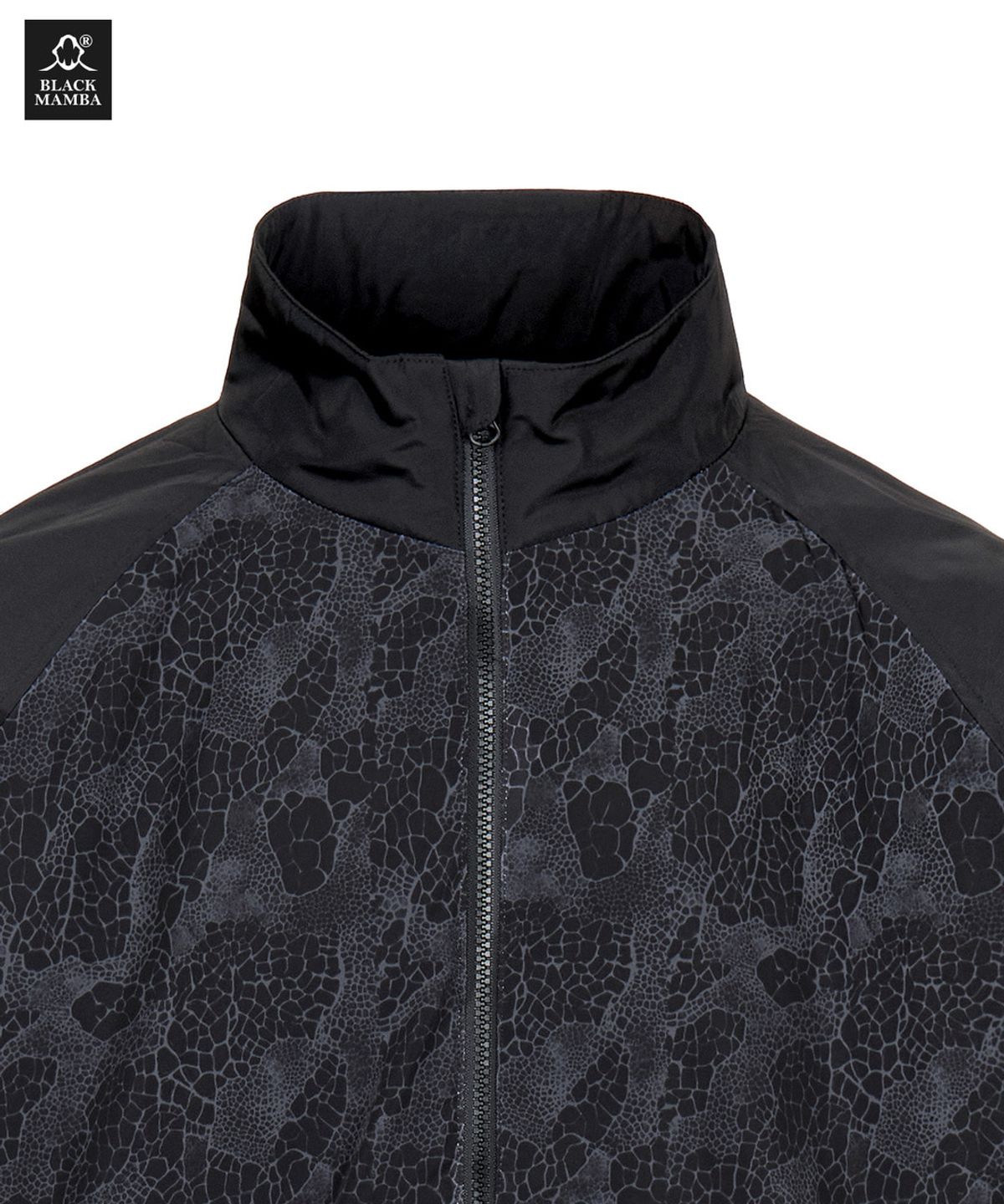 블랙맘바(BLACKMAMBA) [ M~3XL ] MDJRN SNAKE Wind Breaker
