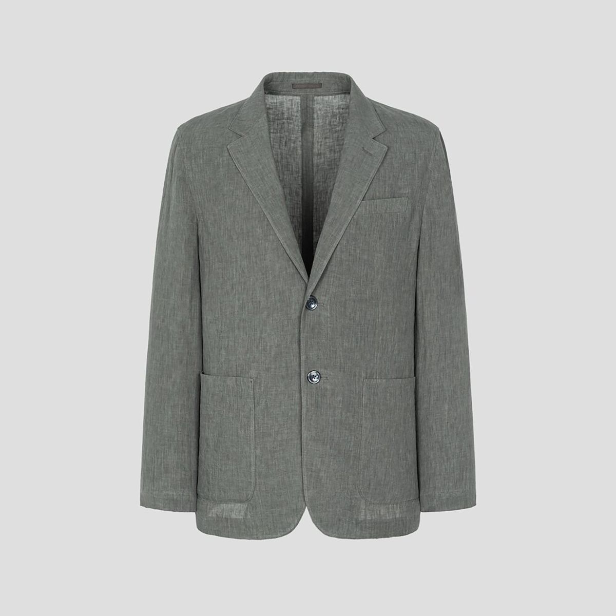 빈폴 멘(BEANPOLE MEN) 리넨 멜란지 재킷  카키 (BC5311C21H)