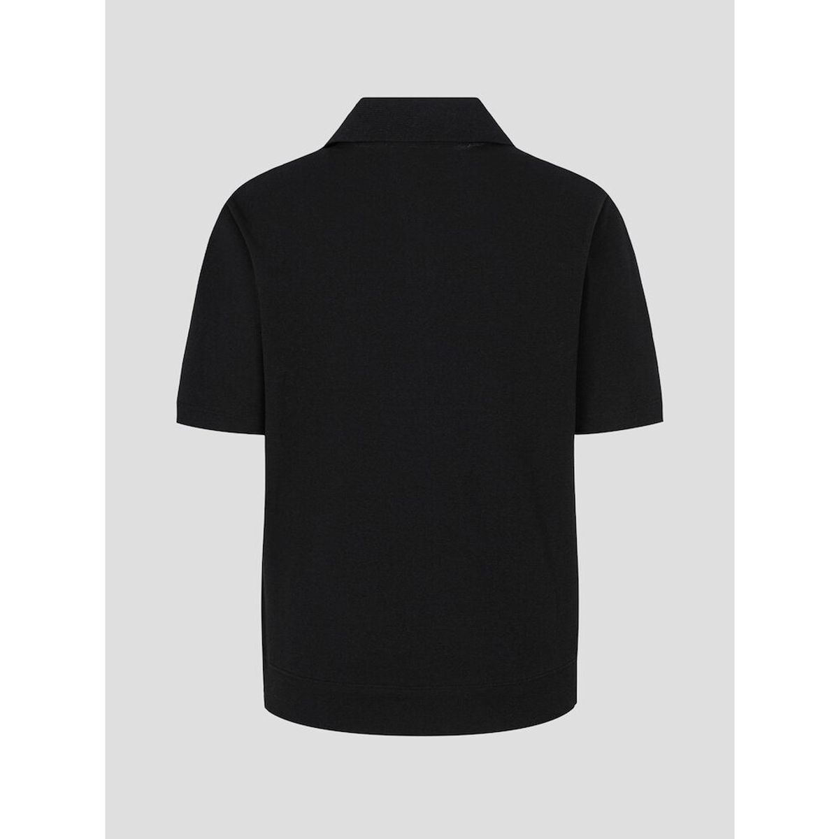 빈폴 멘(BEANPOLE MEN) 강연 밀라노 하프집업 스웨트 반소매 티셔츠  블랙 (BC5442C195)