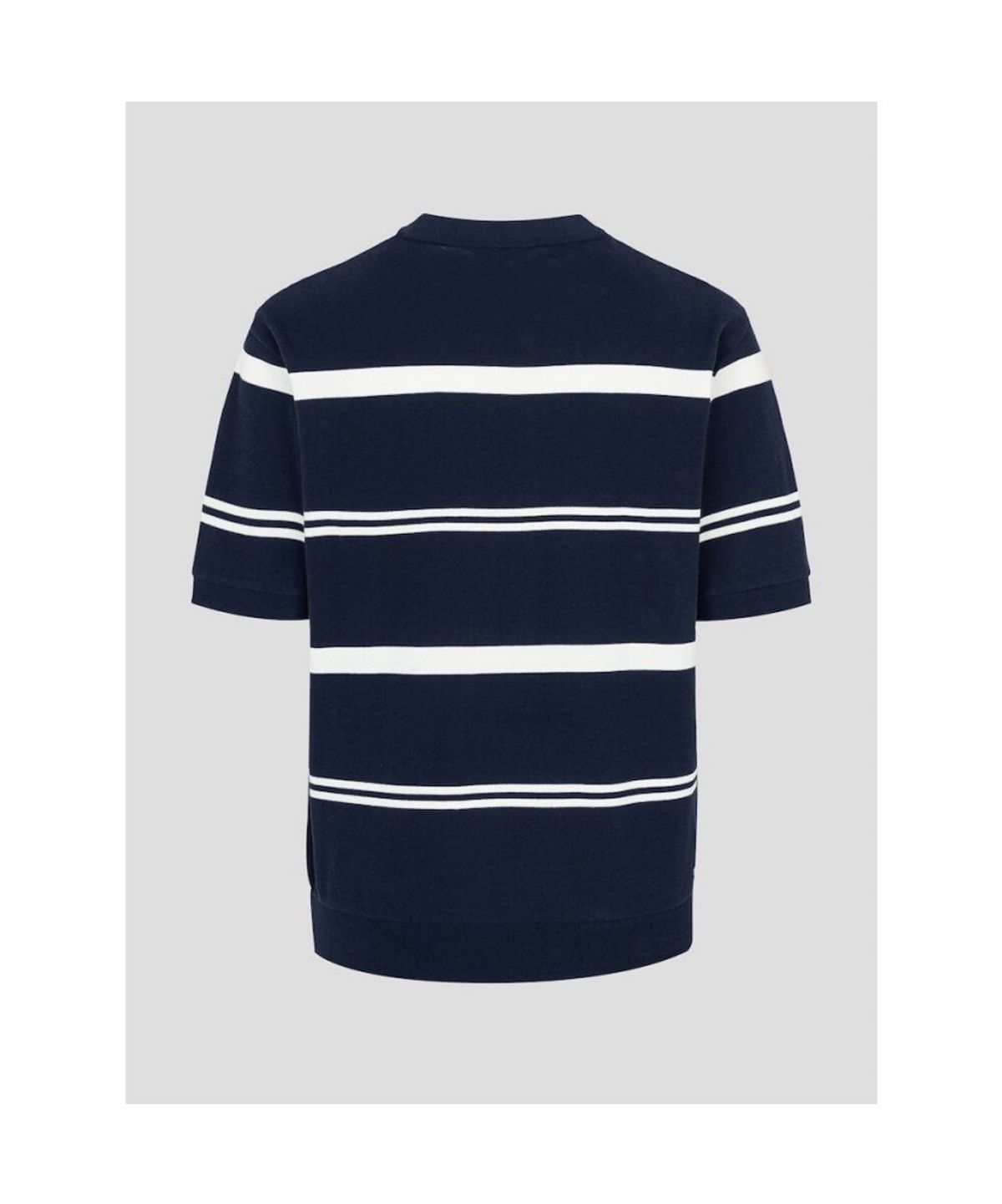 빈폴 멘(BEANPOLE MEN) 강연 밀라노 선염 라운드 스  티셔츠  네이비 (BC5442C37R)