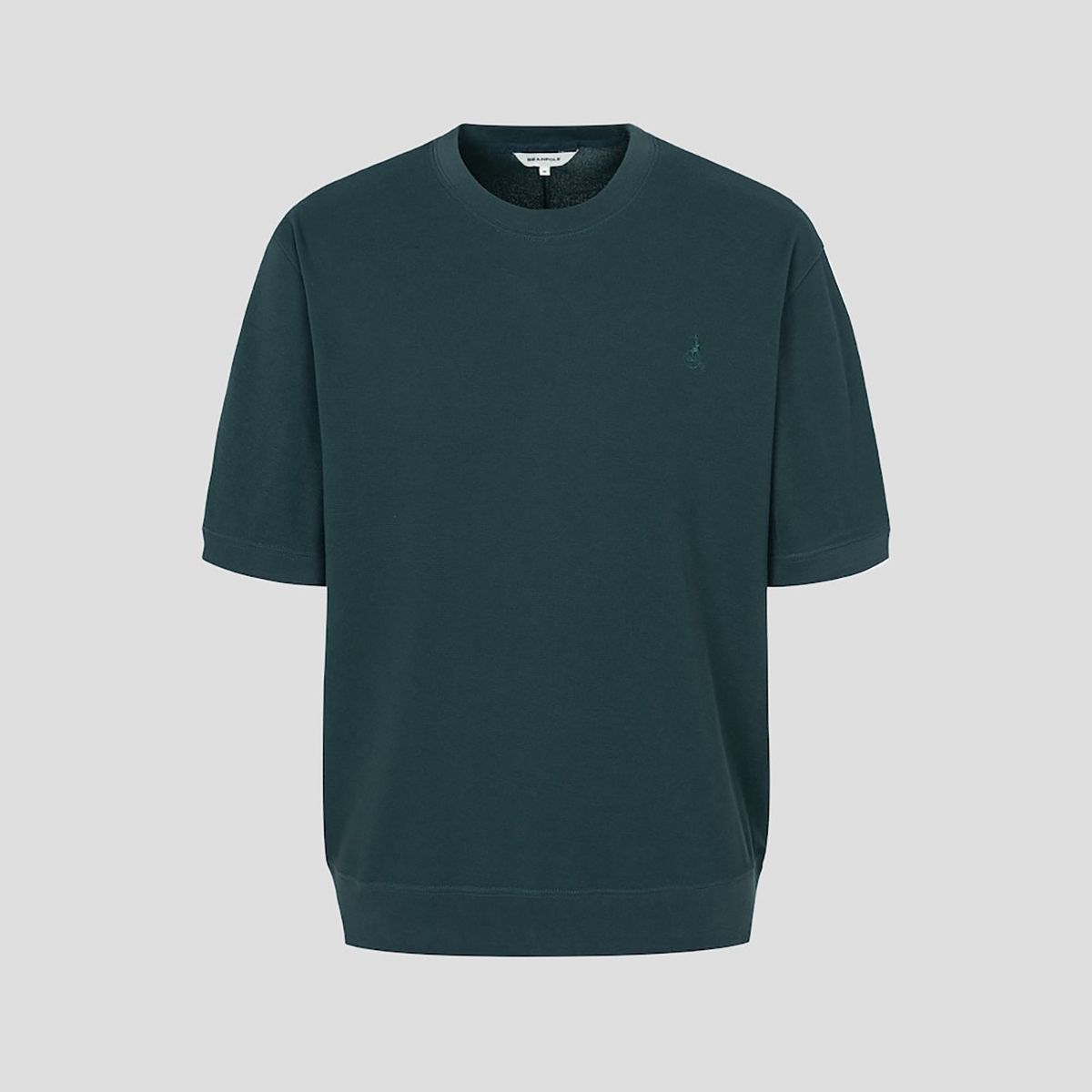 빈폴 멘(BEANPOLE MEN) 반소매 스웨트 셔츠  그린