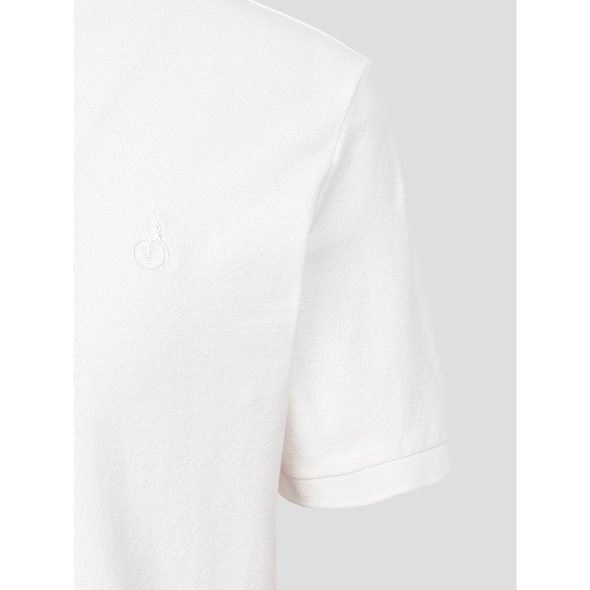 빈폴 멘(BEANPOLE MEN) 크레이프 칼라넥 티셔츠  아이보리