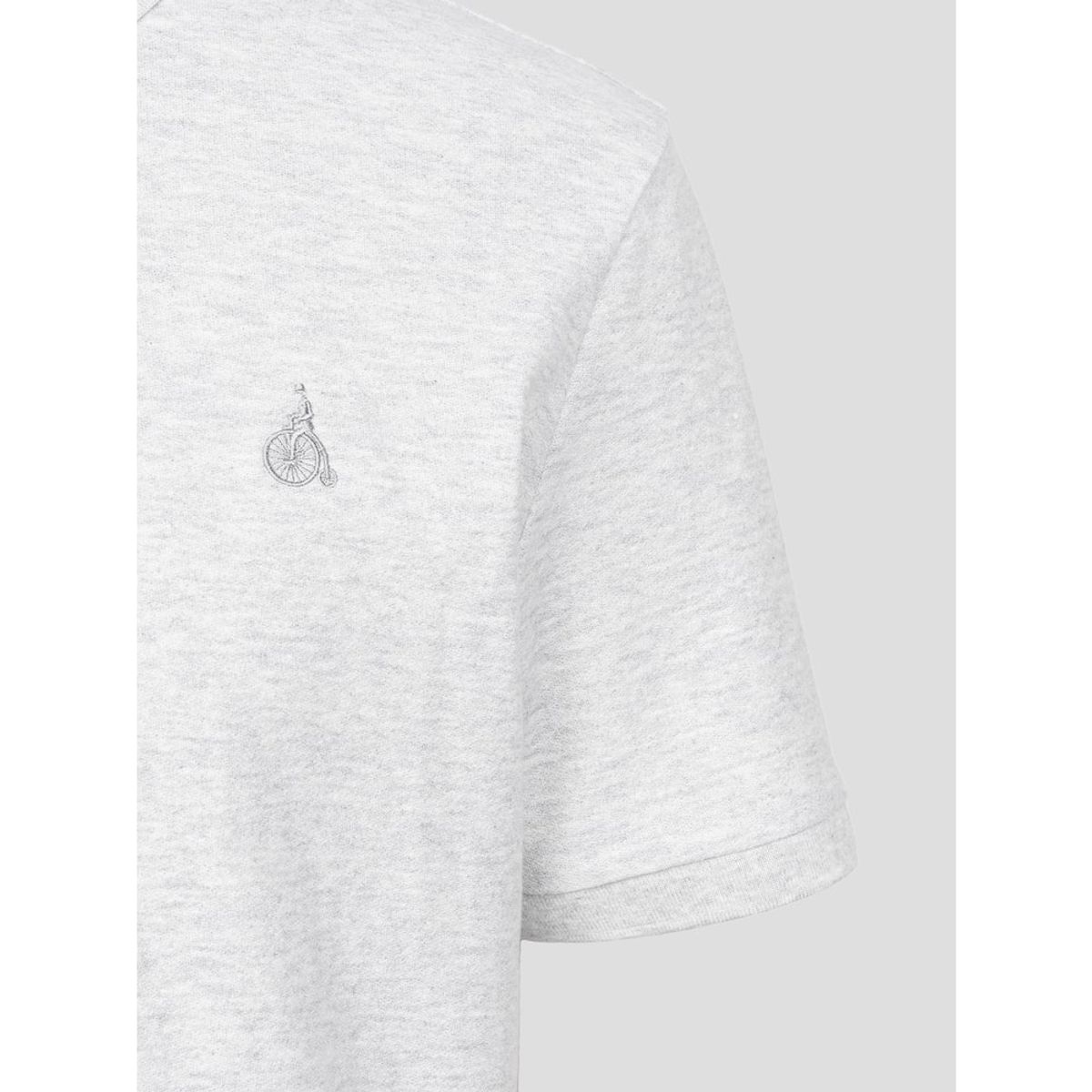 빈폴 멘(BEANPOLE MEN) 크레이프 칼라넥 티셔츠  라이트 그레이 (BC5442C172)