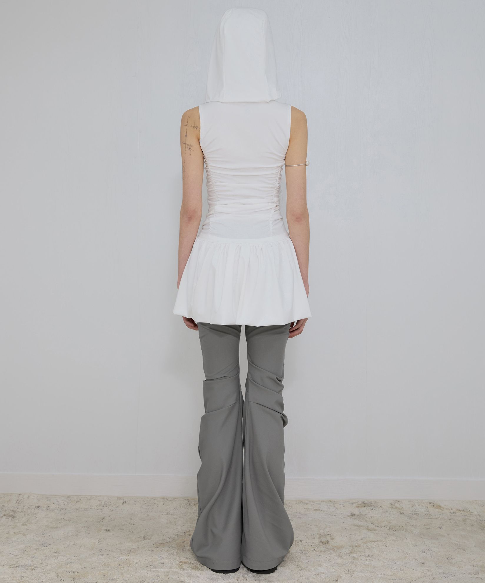 【韓国FLARE UP フレアアップ】Hooded High Neck Dress MUSINSA | FLAREUP Hooded High Neck Dress (FL-155_White)
