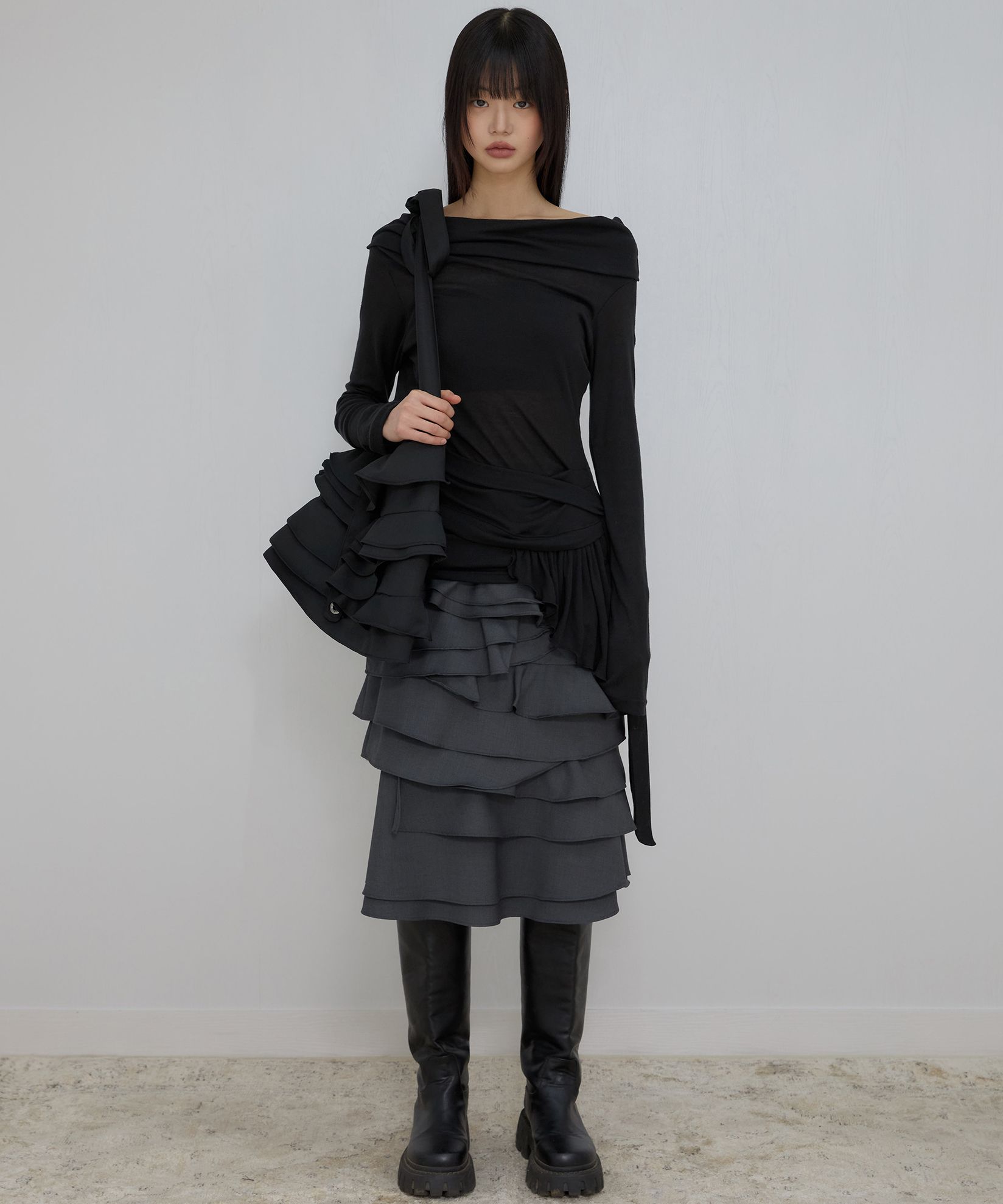 ショルダーバッグ・ポシェット FLARE UP Faye Frill Bag 5BJH1205 MUSINSA | FLAREUP Faye Frill Bag (FL-733_Black)