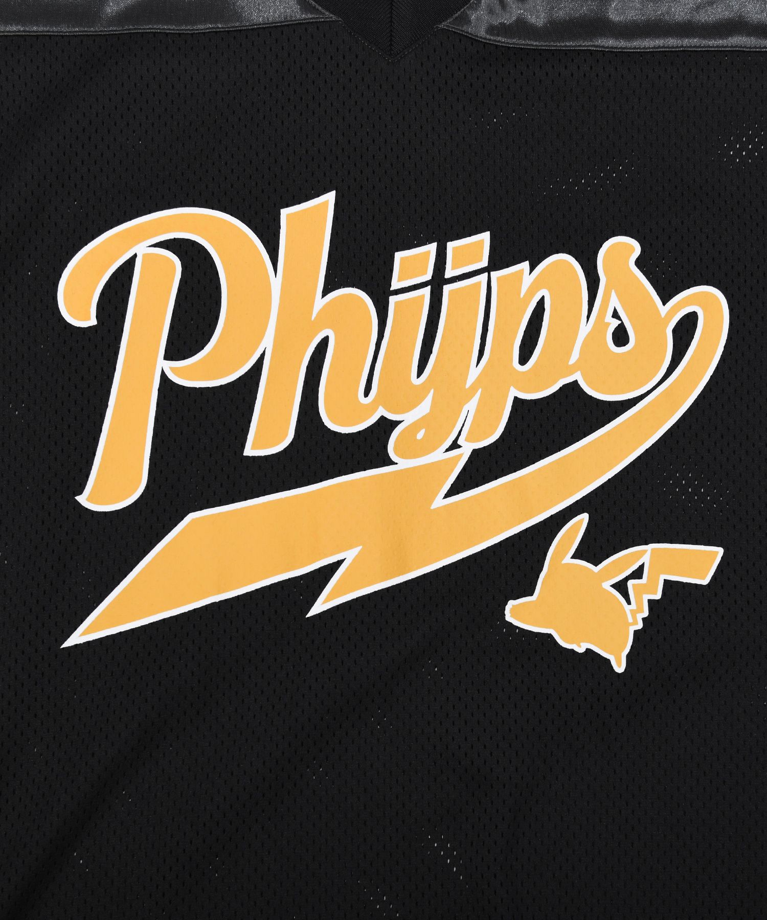 MUSINSA公式 | PHYPS Pokemon Star Tail Mesh Short Sleeve_Black