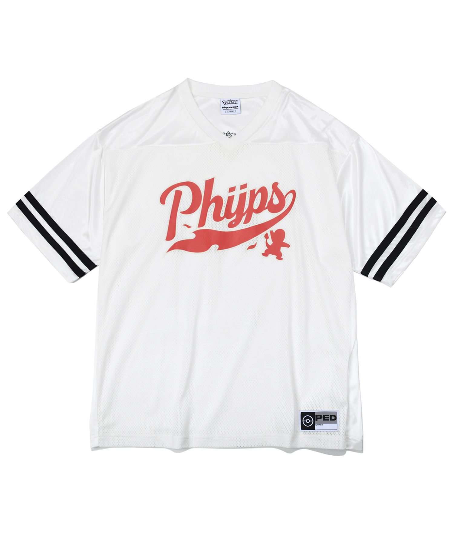 ◆24SS PHYPS STAR TAIL MESH JERSEY/3色◆ MUSINSA | PHYPS Pokemon Star Tail Mesh Short Sleeve_White