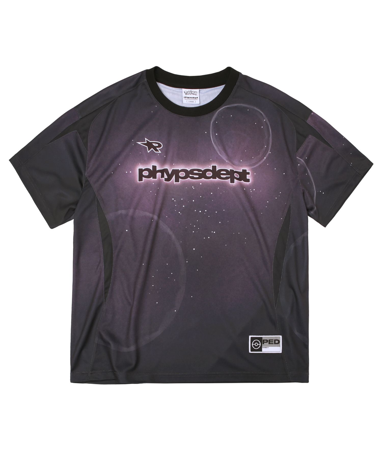 ★ Phyps Department★ Pokemon Sports Jersey Short Sleeve Pu MUSINSA | PHYPS Pokemon Sports Jersey Short Sleeve_Purple