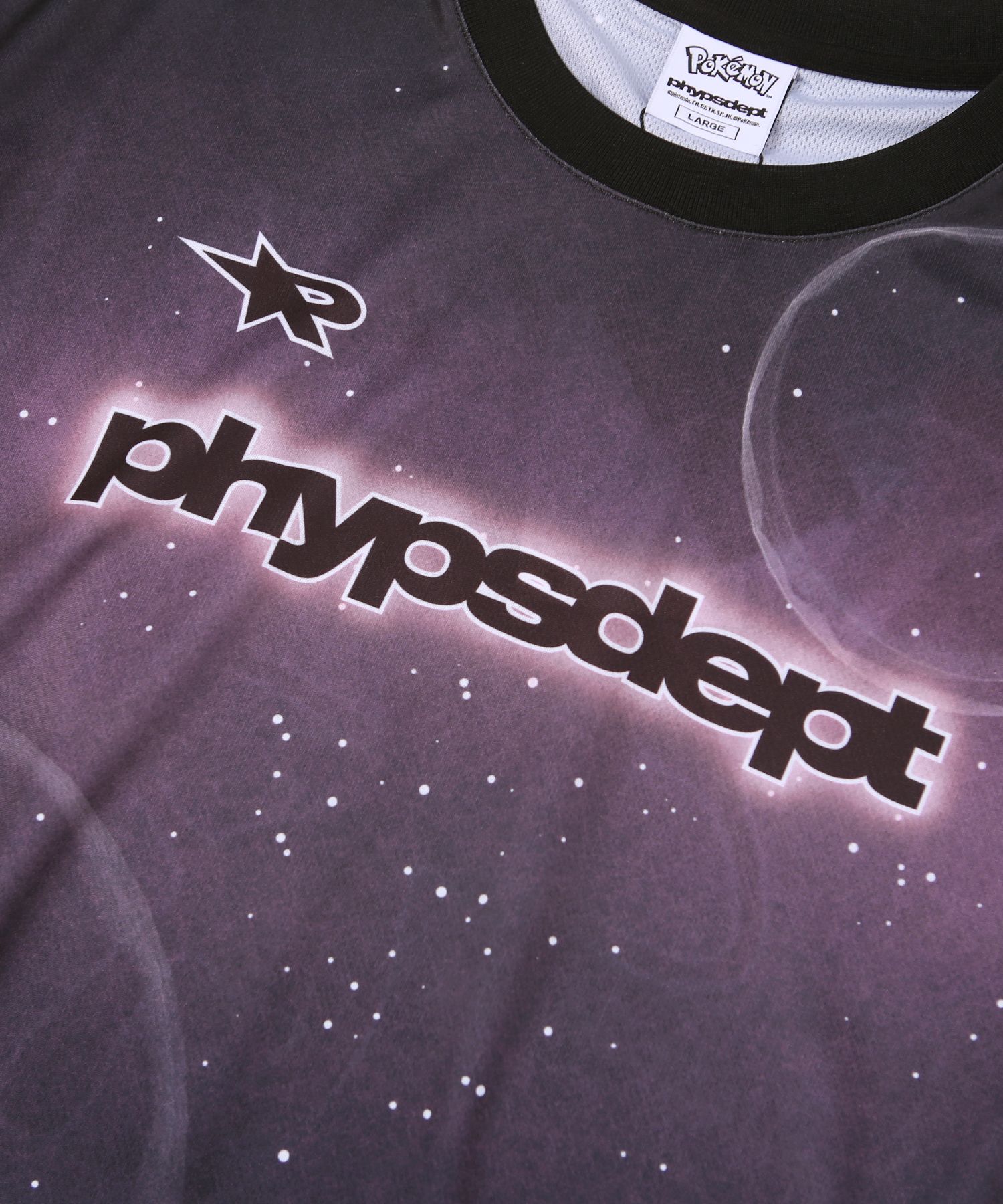 ★ Phyps Department★ Pokemon Sports Jersey Short Sleeve Pu MUSINSA | PHYPS Pokemon Sports Jersey Short Sleeve_Purple