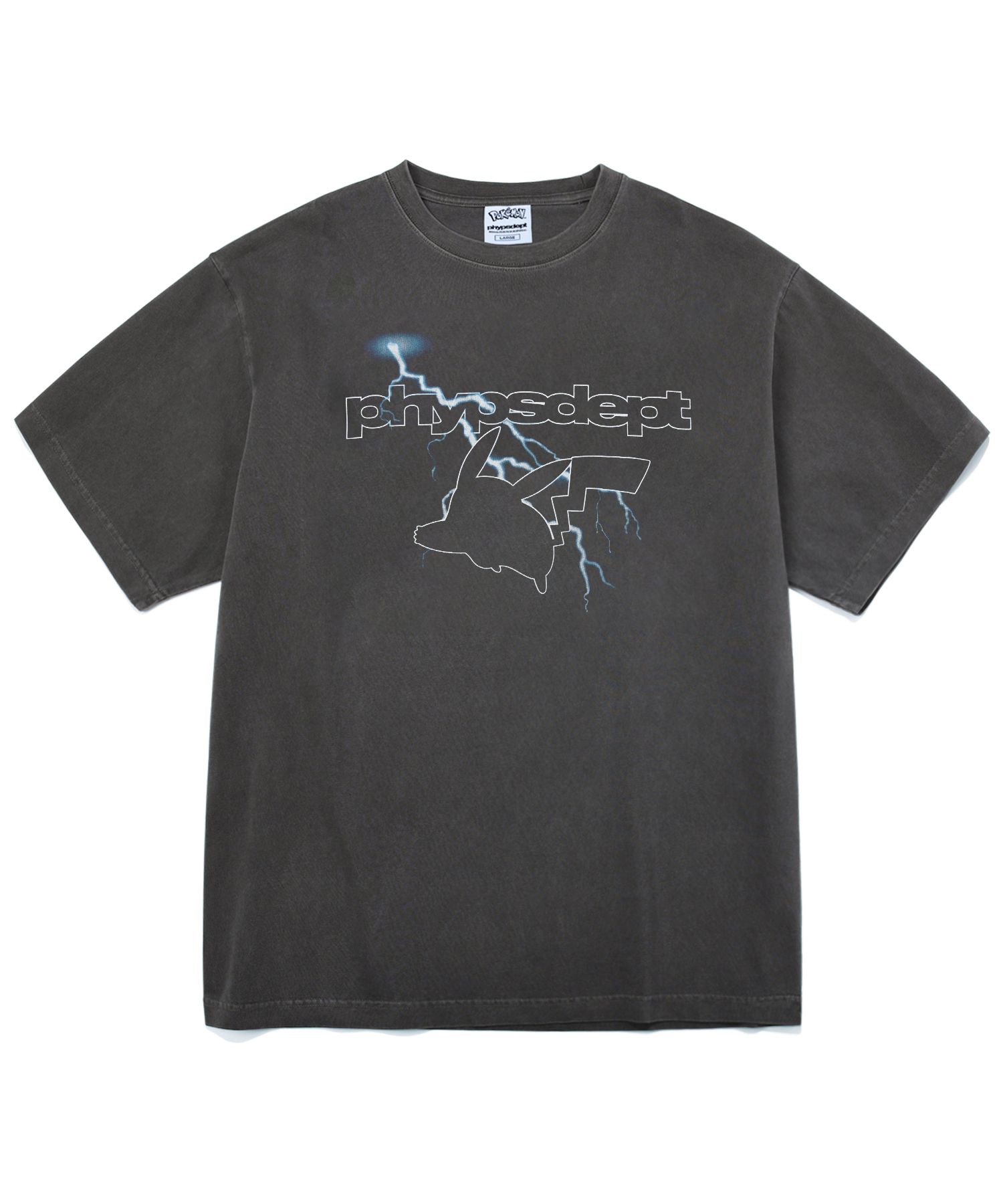 ★ Phyps Department★ Pokemon Effector Short Sleeve Charcoa MUSINSA | PHYPS Pokemon Effector Short Sleeve_Charcoal