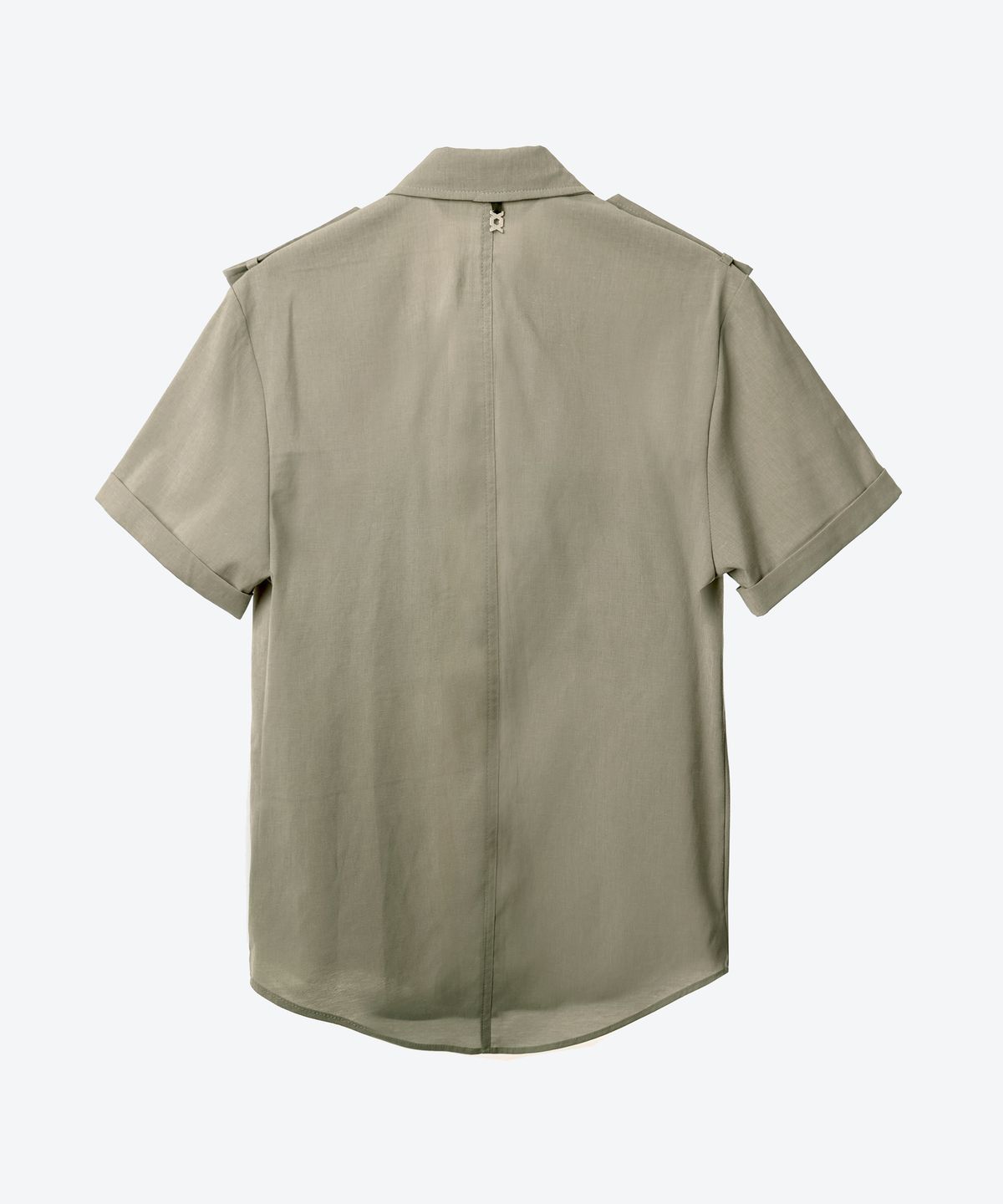 언티지(UNTAGE) 사파리 반팔셔츠[Khaki(UNISEX)]_UTS-SS52