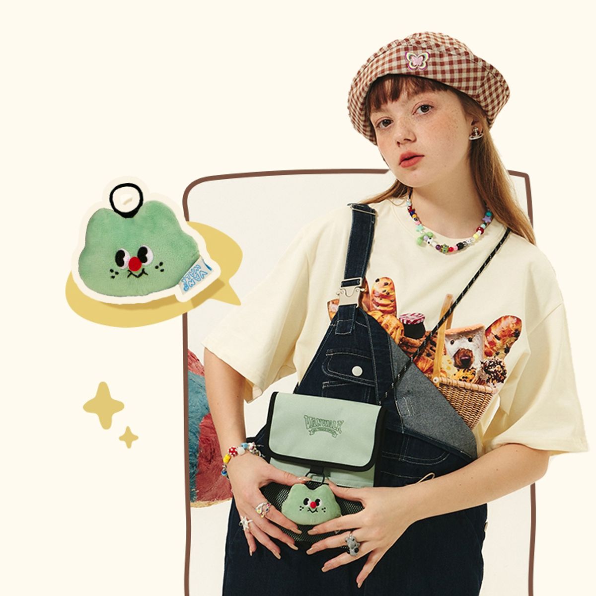 반워크(VANWALK) 스프링 키링 [청개구리]
