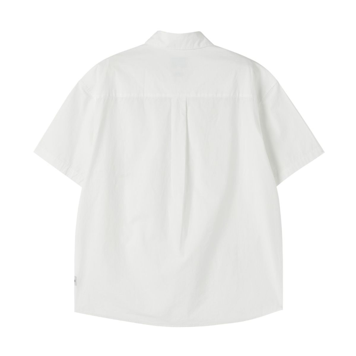 브롬톤 런던(BROMPTON LONDON) BIOWASHED HALF SLEEVE SHIRT - WHITE (P252MSH433)