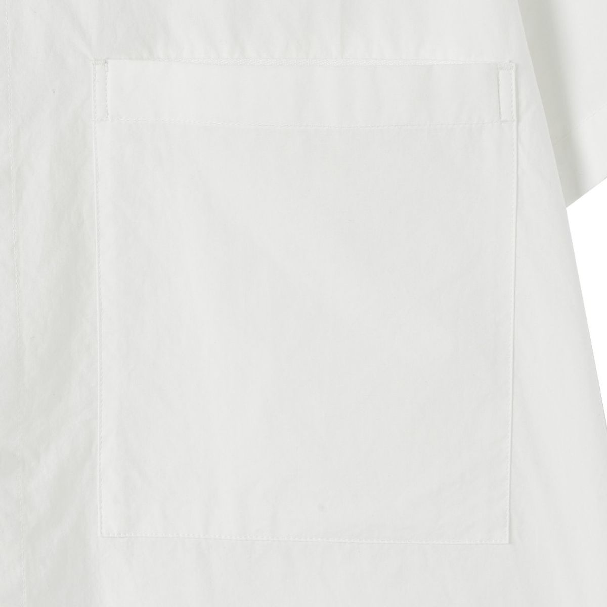 브롬톤 런던(BROMPTON LONDON) BIOWASHED HALF SLEEVE SHIRT - WHITE (P252MSH433)