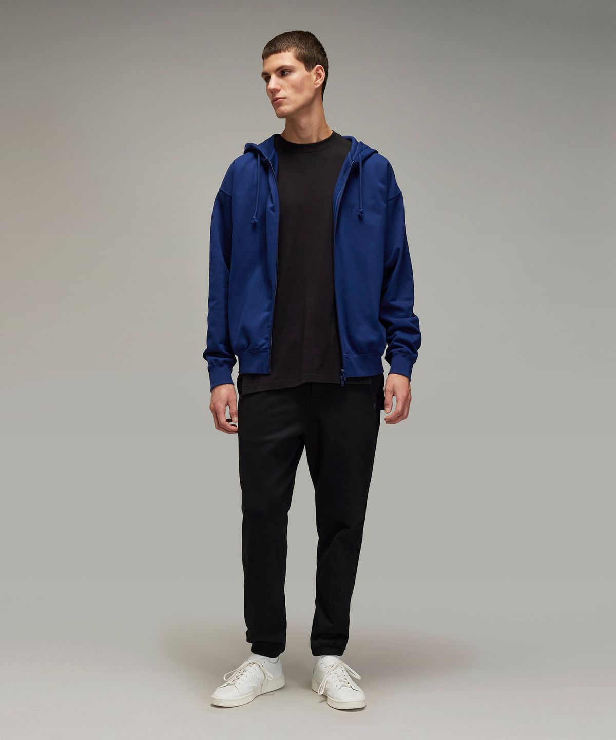 와이쓰리(Y-3) (M) 집 후디 다크 블루 M FT ZIP HODDIE DARK BLUE