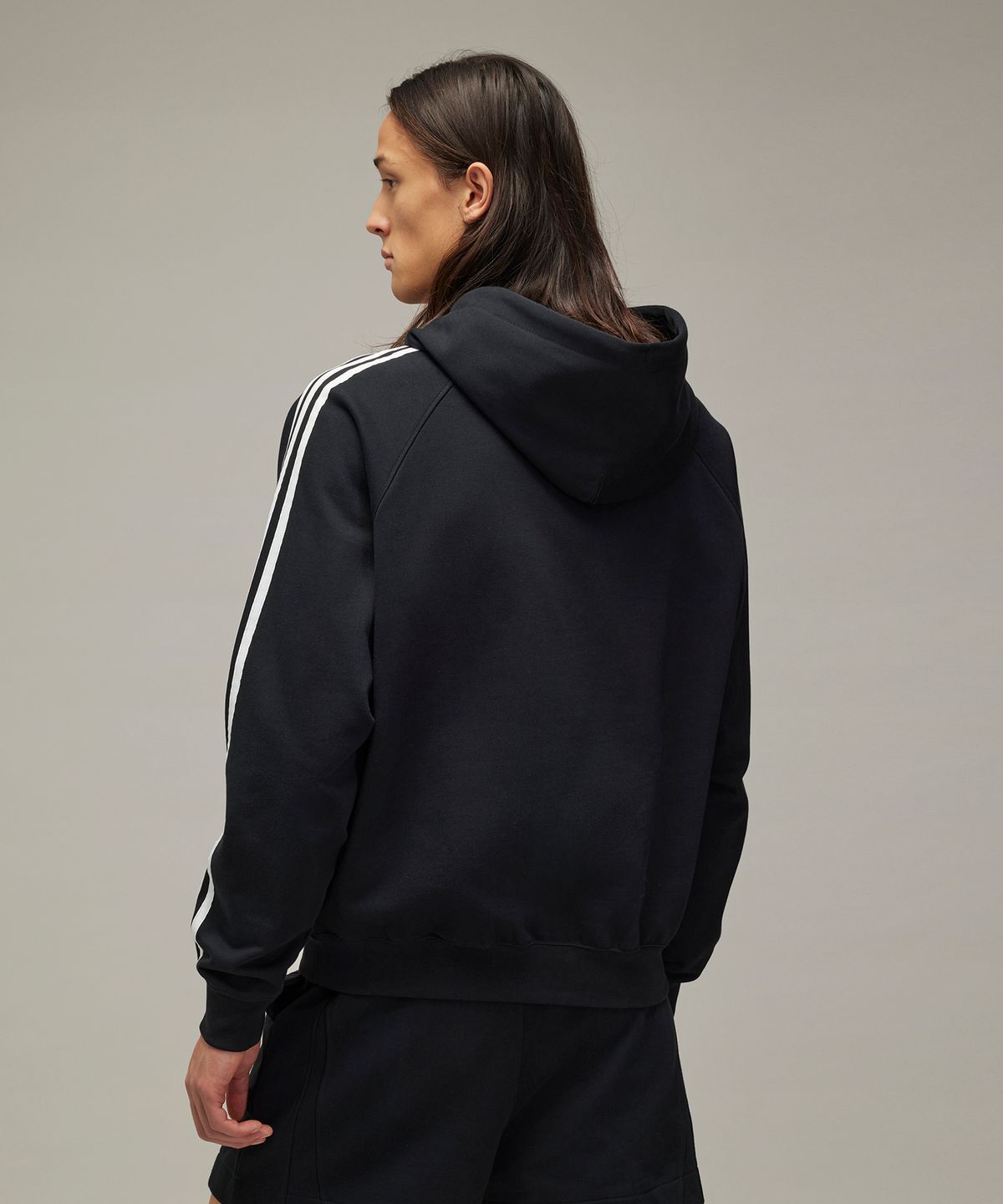 와이쓰리(Y-3) (U) 후디 블랙 U CUTLINE HOODI BLACK