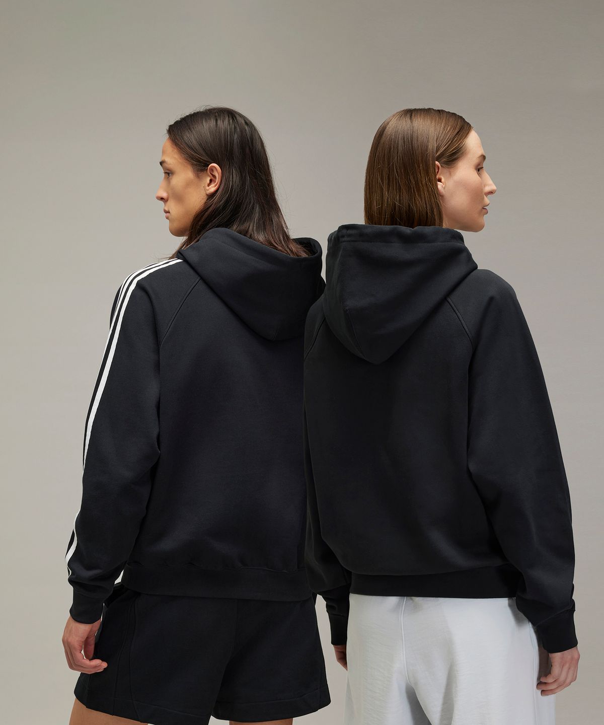 와이쓰리(Y-3) (U) 후디 블랙 U CUTLINE HOODI BLACK