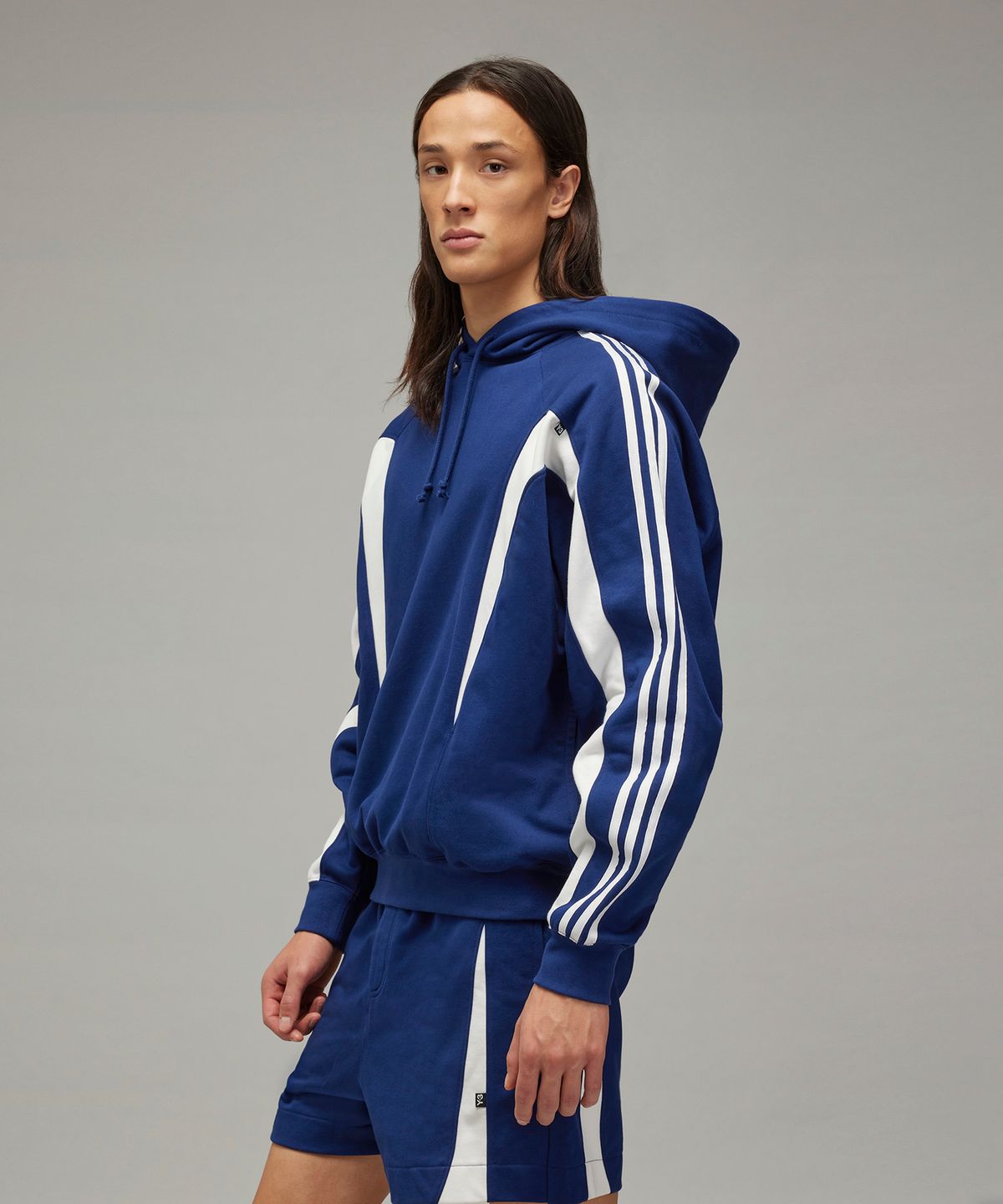 와이쓰리(Y-3) (U) 후디 다크 블루 U CUTLINE HOODI DARK BLUE