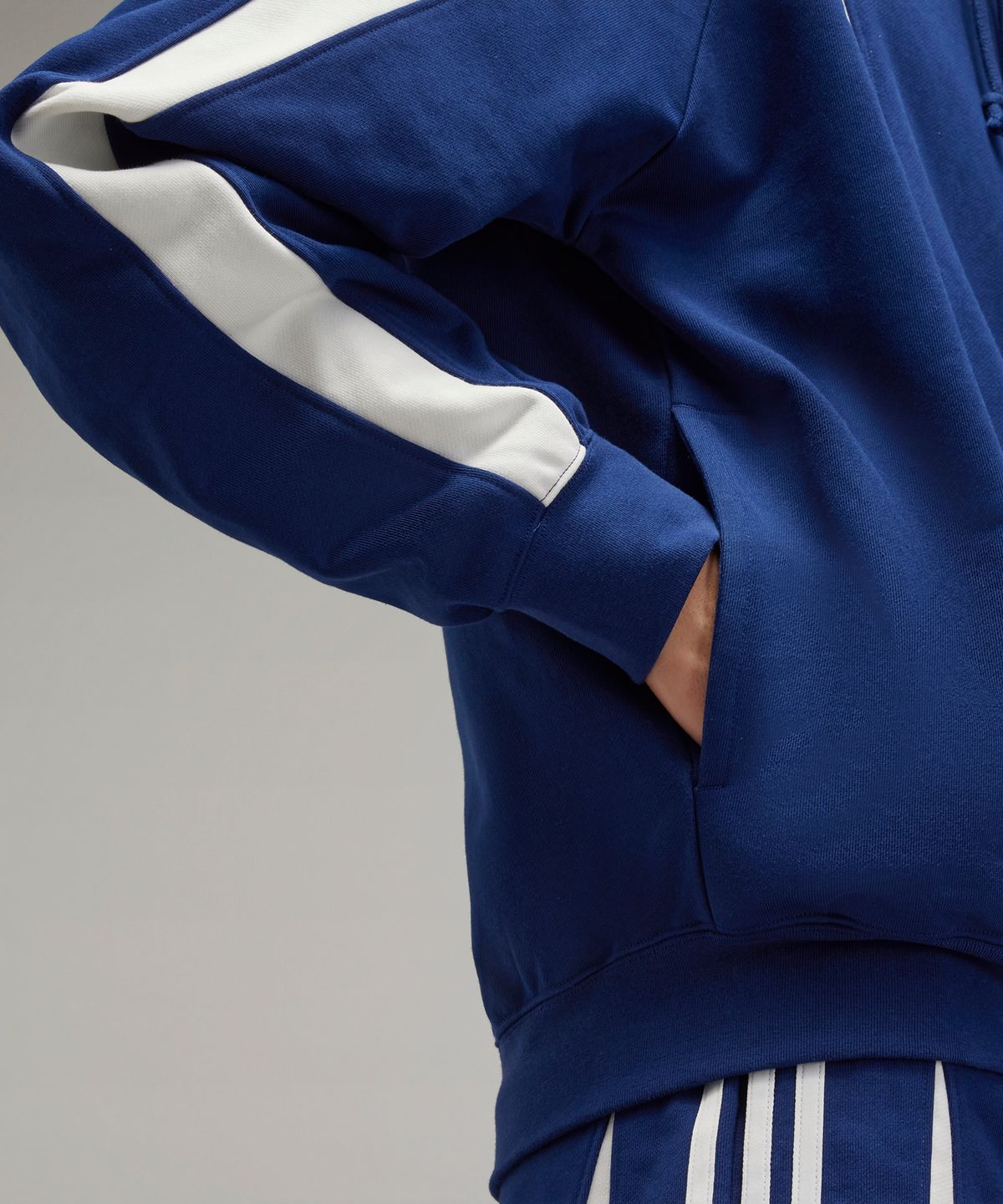 와이쓰리(Y-3) (U) 후디 다크 블루 U CUTLINE HOODI DARK BLUE