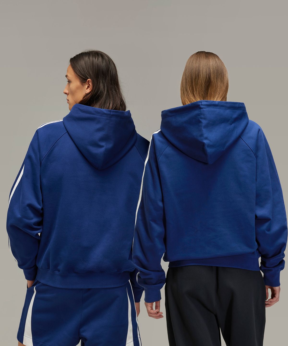 와이쓰리(Y-3) (U) 후디 다크 블루 U CUTLINE HOODI DARK BLUE