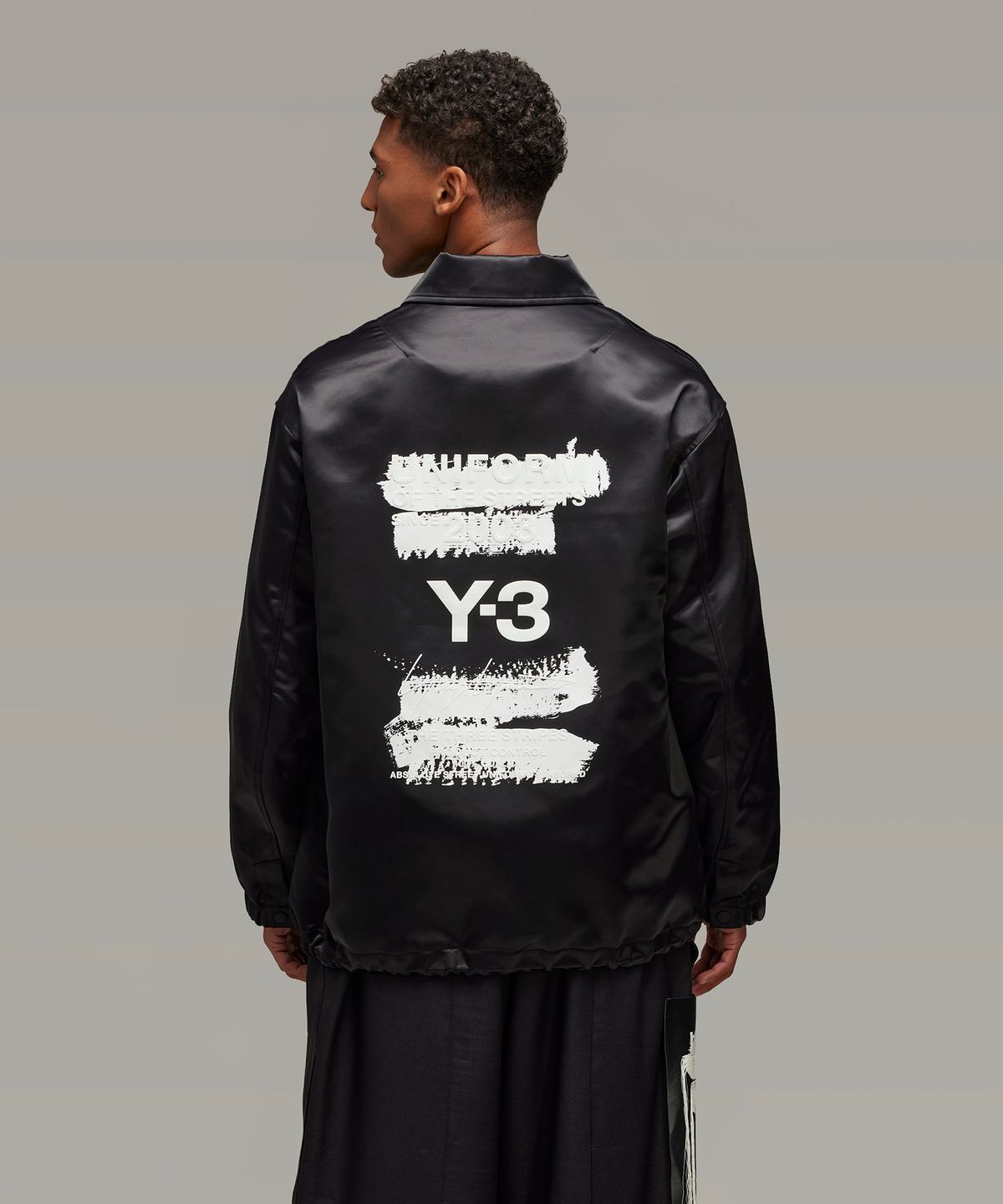 와이쓰리(Y-3) (U) GFX 코치 자켓 블랙 U GFX COACH JKT BLACK