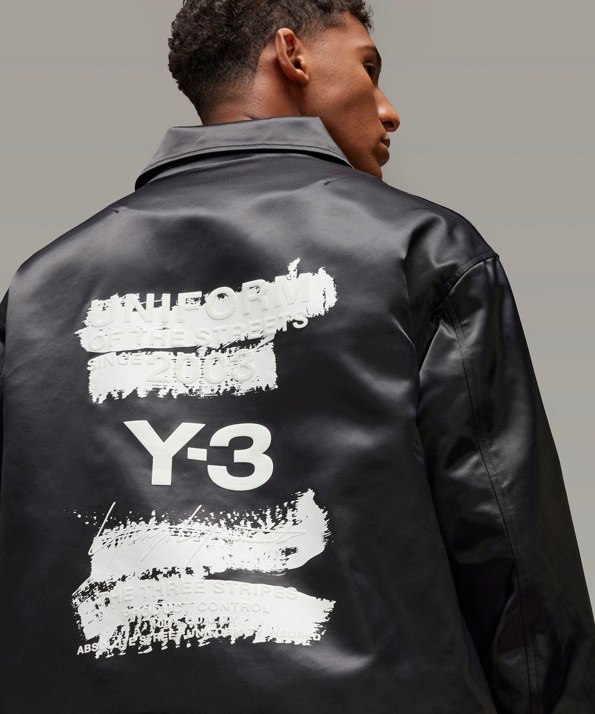 와이쓰리(Y-3) (U) GFX 코치 자켓 블랙 U GFX COACH JKT BLACK