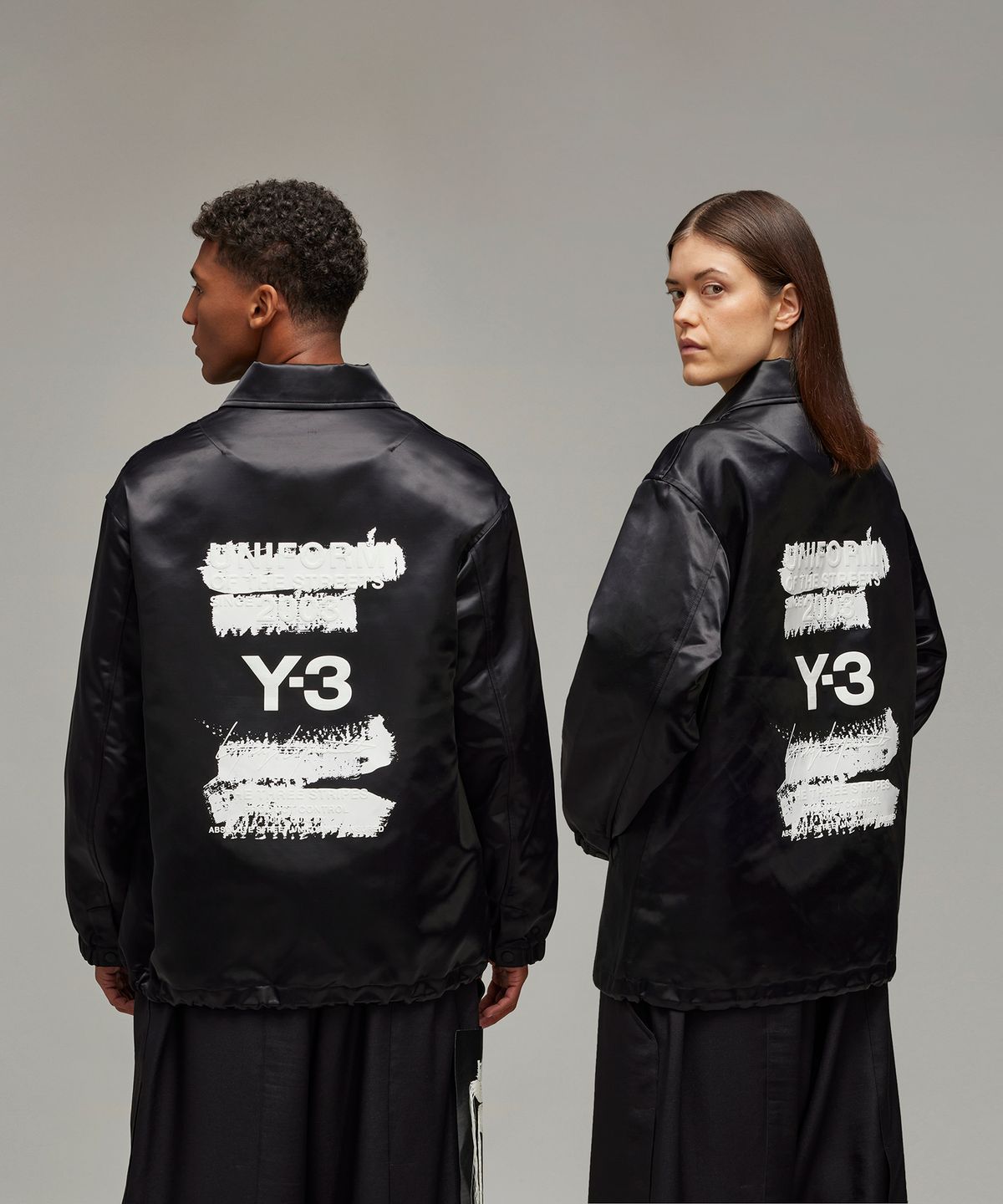와이쓰리(Y-3) (U) GFX 코치 자켓 블랙 U GFX COACH JKT BLACK