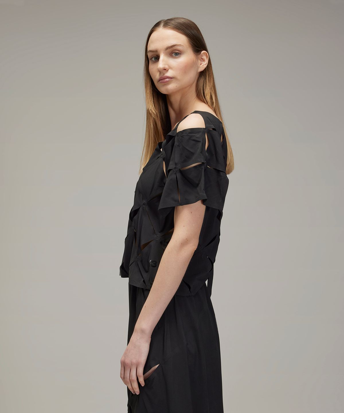 와이쓰리(Y-3) (W) 퍼즐 탑 블랙 W PUZZLE TOP BLACK