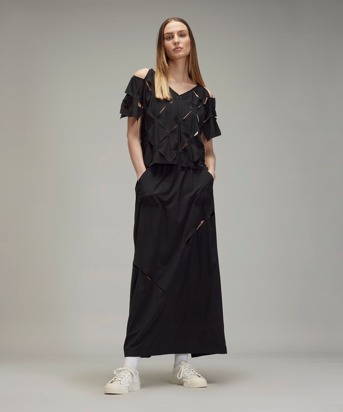 와이쓰리(Y-3) (W) 퍼즐 탑 블랙 W PUZZLE TOP BLACK
