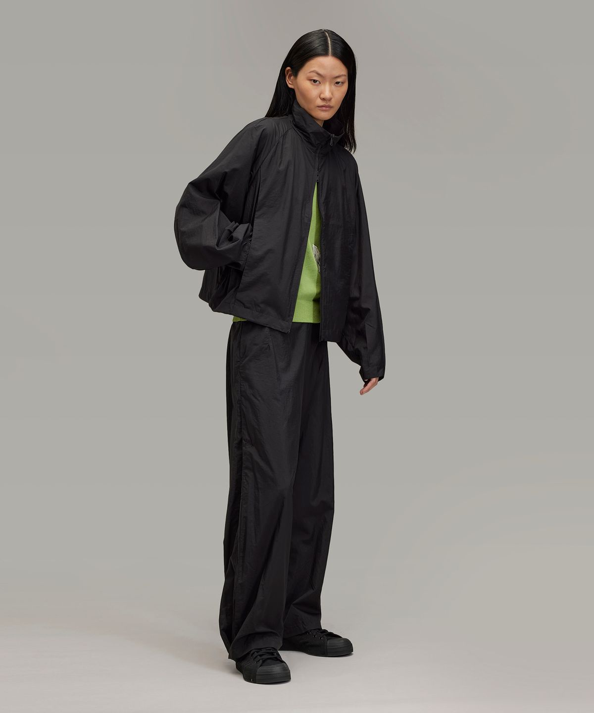 와이쓰리(Y-3) (W) 유라이트 나일론 팬츠 블랙 W ULITE NYL PNT BLACK