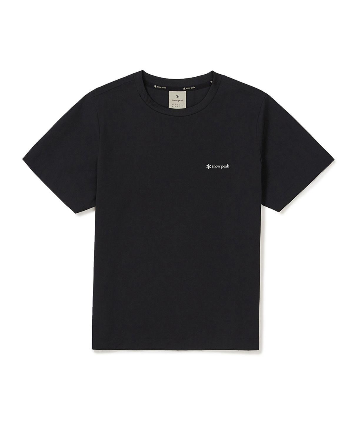 스노우피크 어패럴(SNOWPEAK APPAREL) 씬테크 여성 베이직 반팔 티셔츠 (S25MWSTS33) Black
