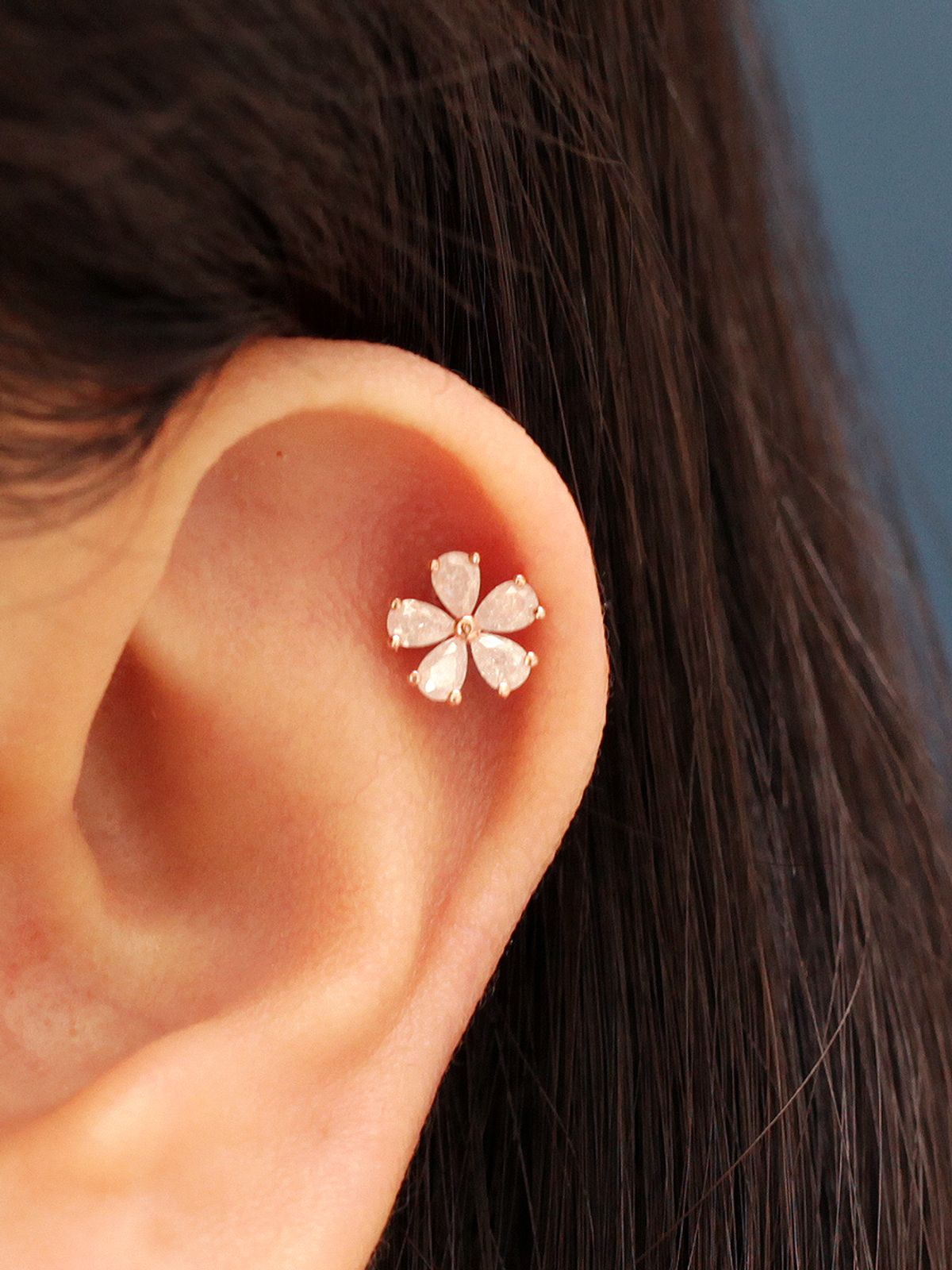 미니멀피어싱(MINIMALPIERCING) 오로라 코스모스 써지컬 라블렛 피어싱