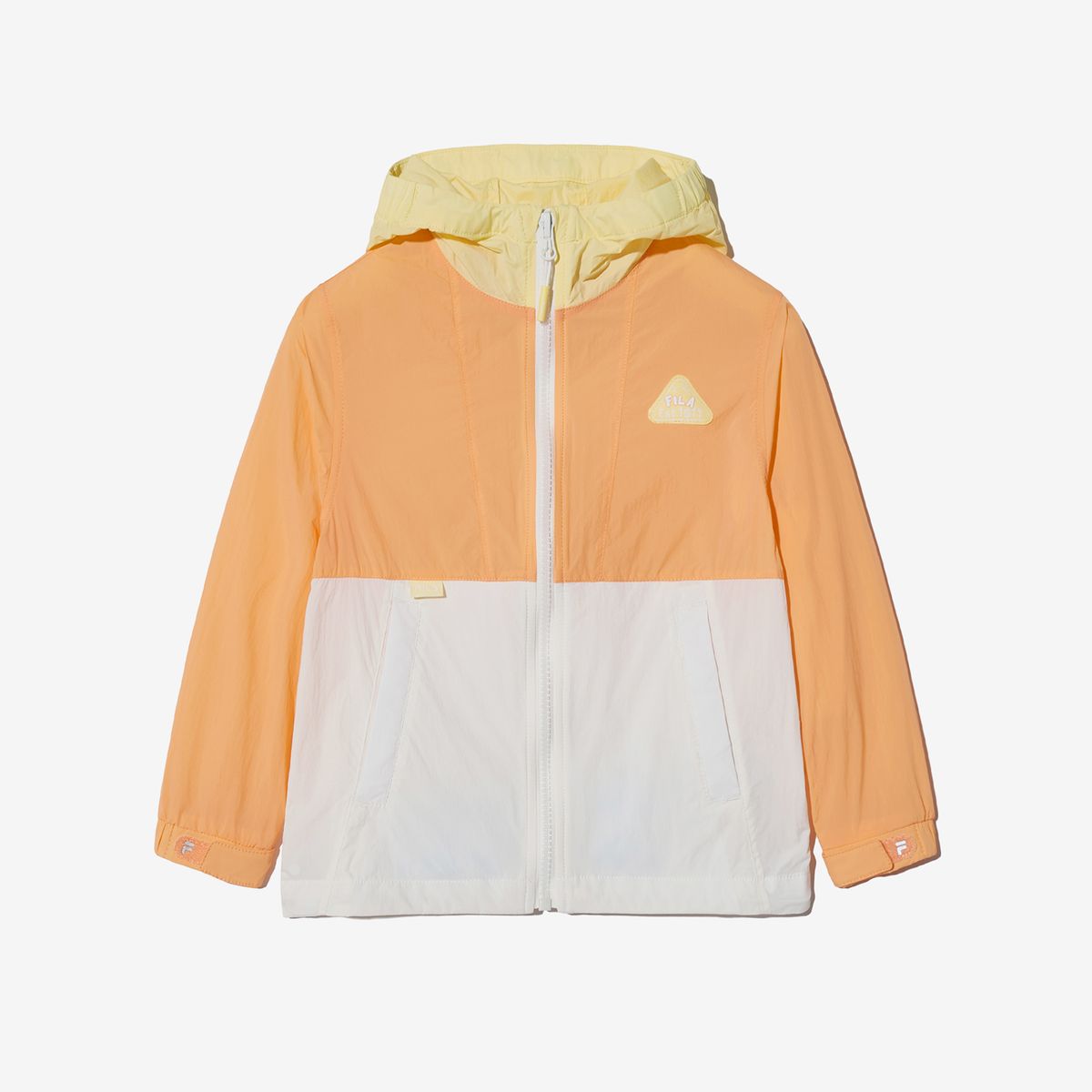 휠라 키즈(FILA KIDS) Travel club 컬러블럭 바람막이(FK2JKH2403XPOR)