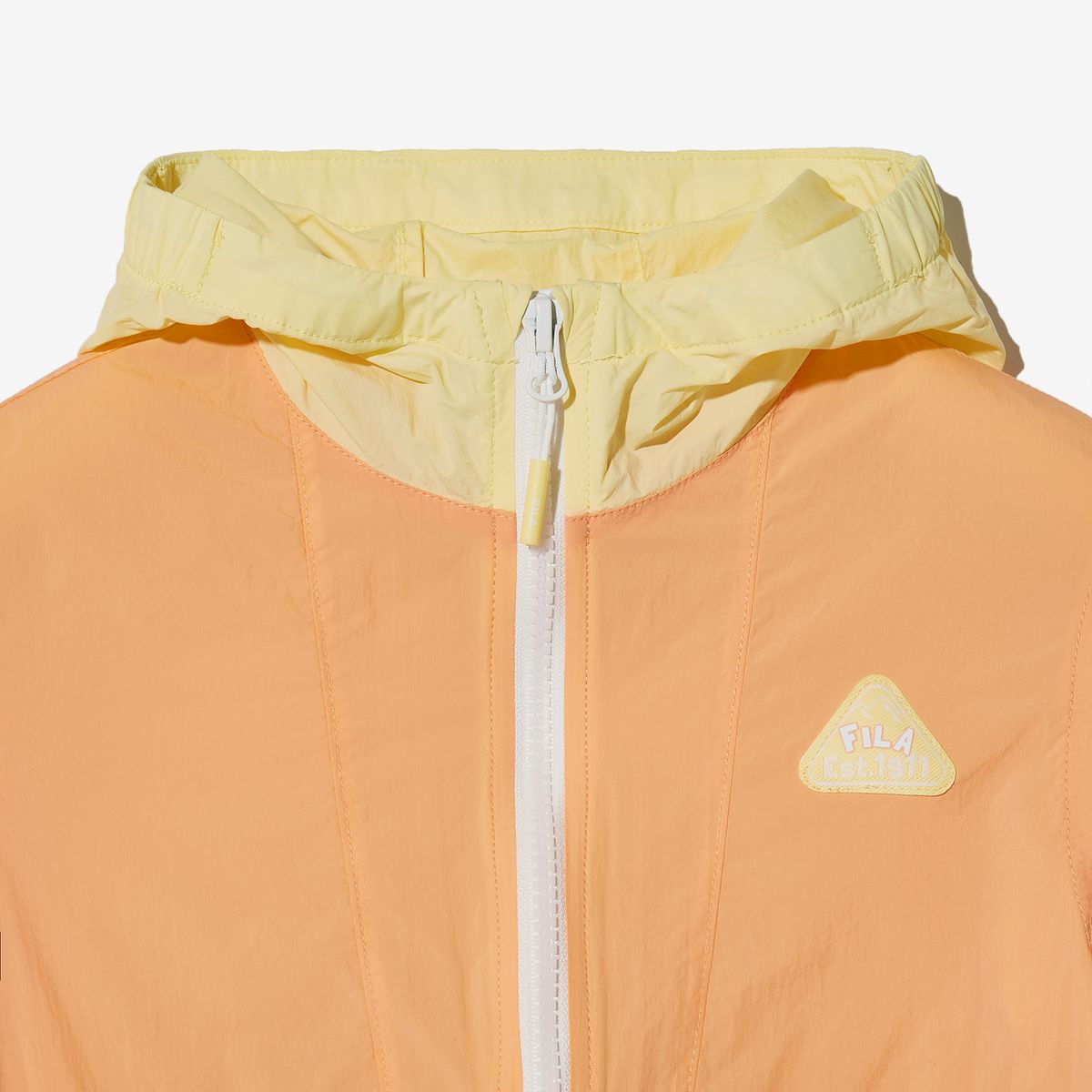 휠라 키즈(FILA KIDS) Travel club 컬러블럭 바람막이(FK2JKH2403XPOR)