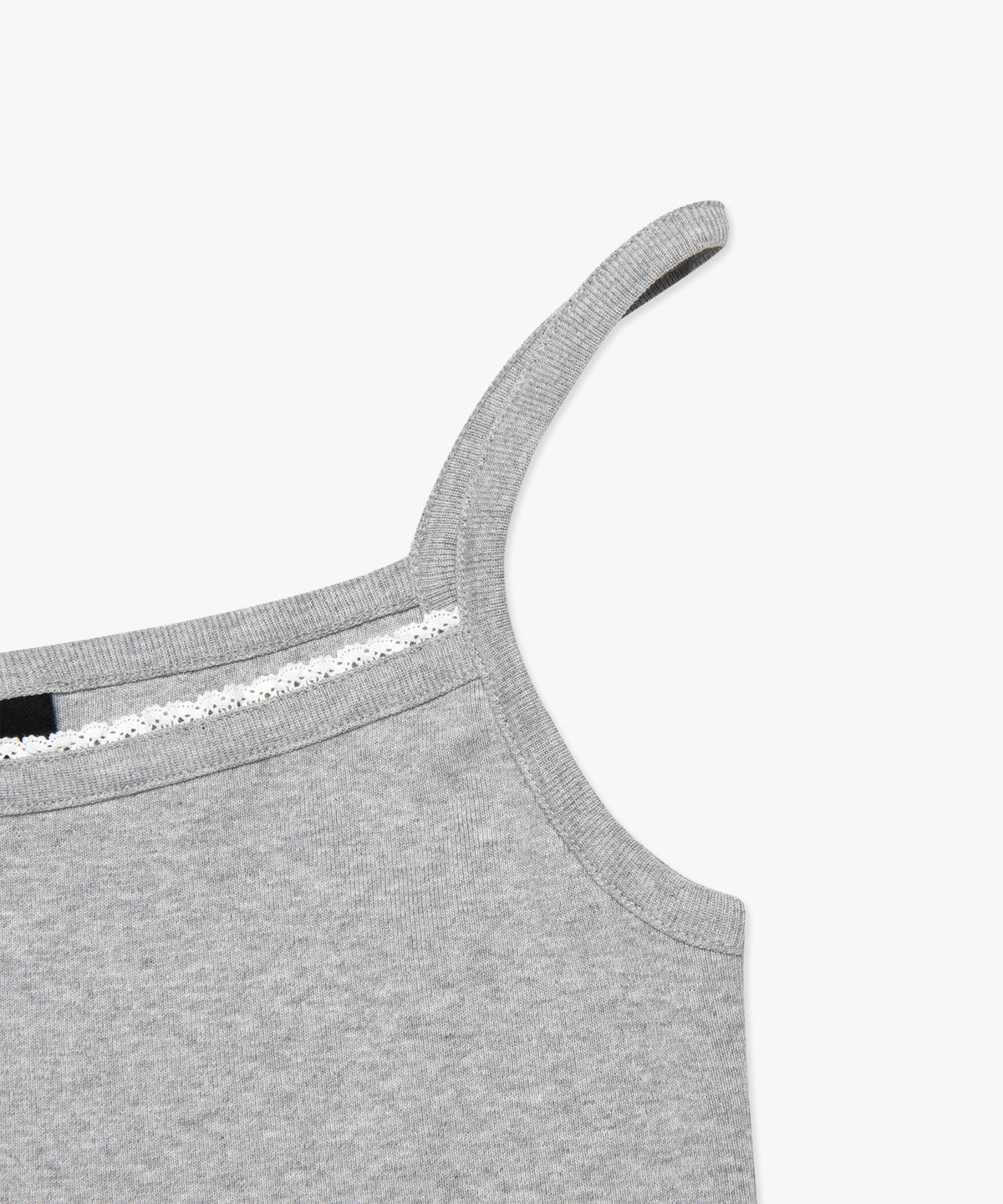 엘엠씨(LMC) WM LACE BASIC SLEEVELESS TOP heather gray