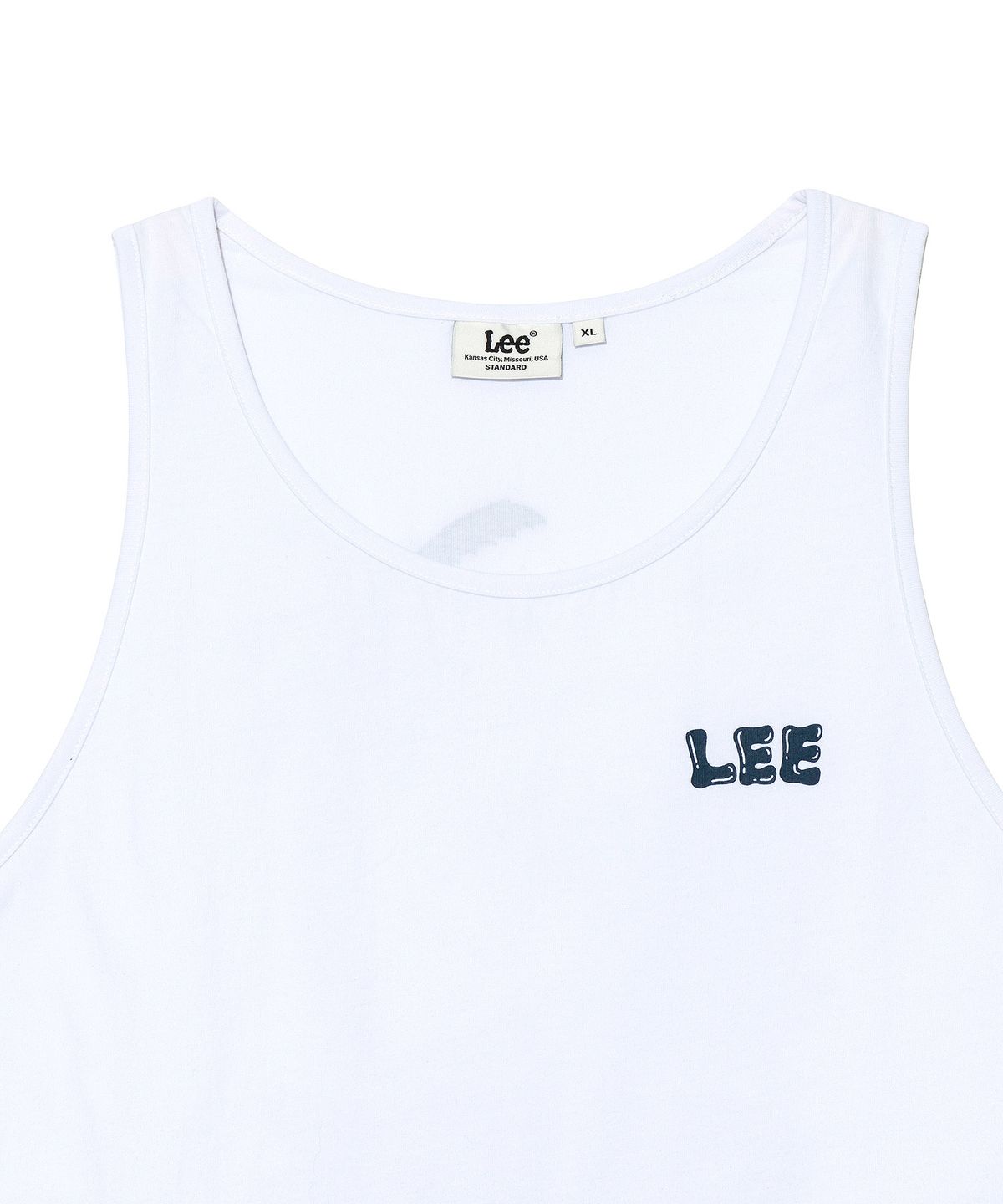 리(LEE) 리 서핑 그래픽 슬리브리스 화이트