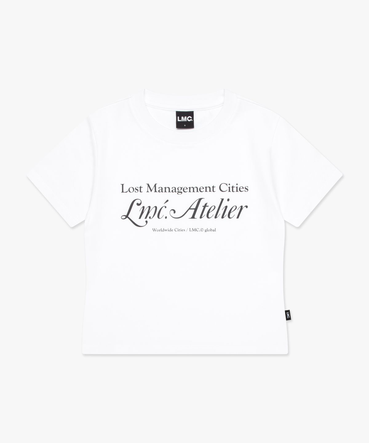 엘엠씨(LMC) WM LMC ATELIER SLIM CROPPED TEE white
