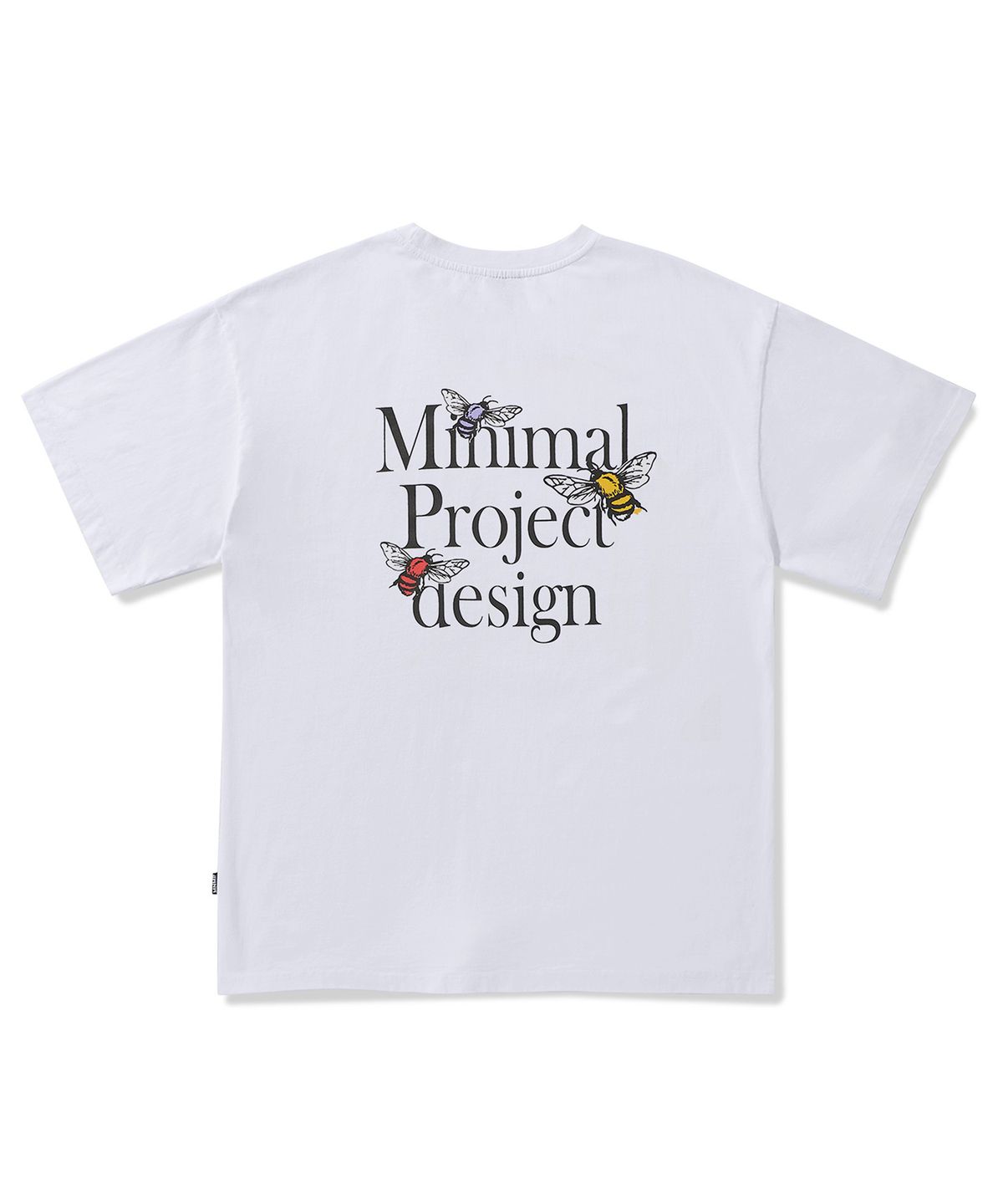 미니멀프로젝트(MINIMALPROJECT) 헬베티카 피그먼트 반팔티셔츠 MST165 [WHITE]