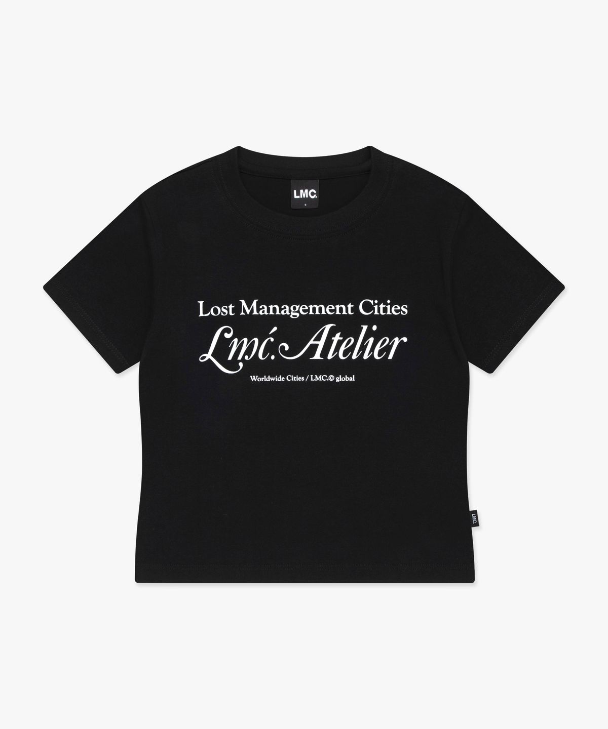 엘엠씨(LMC) WM LMC ATELIER SLIM CROPPED TEE black