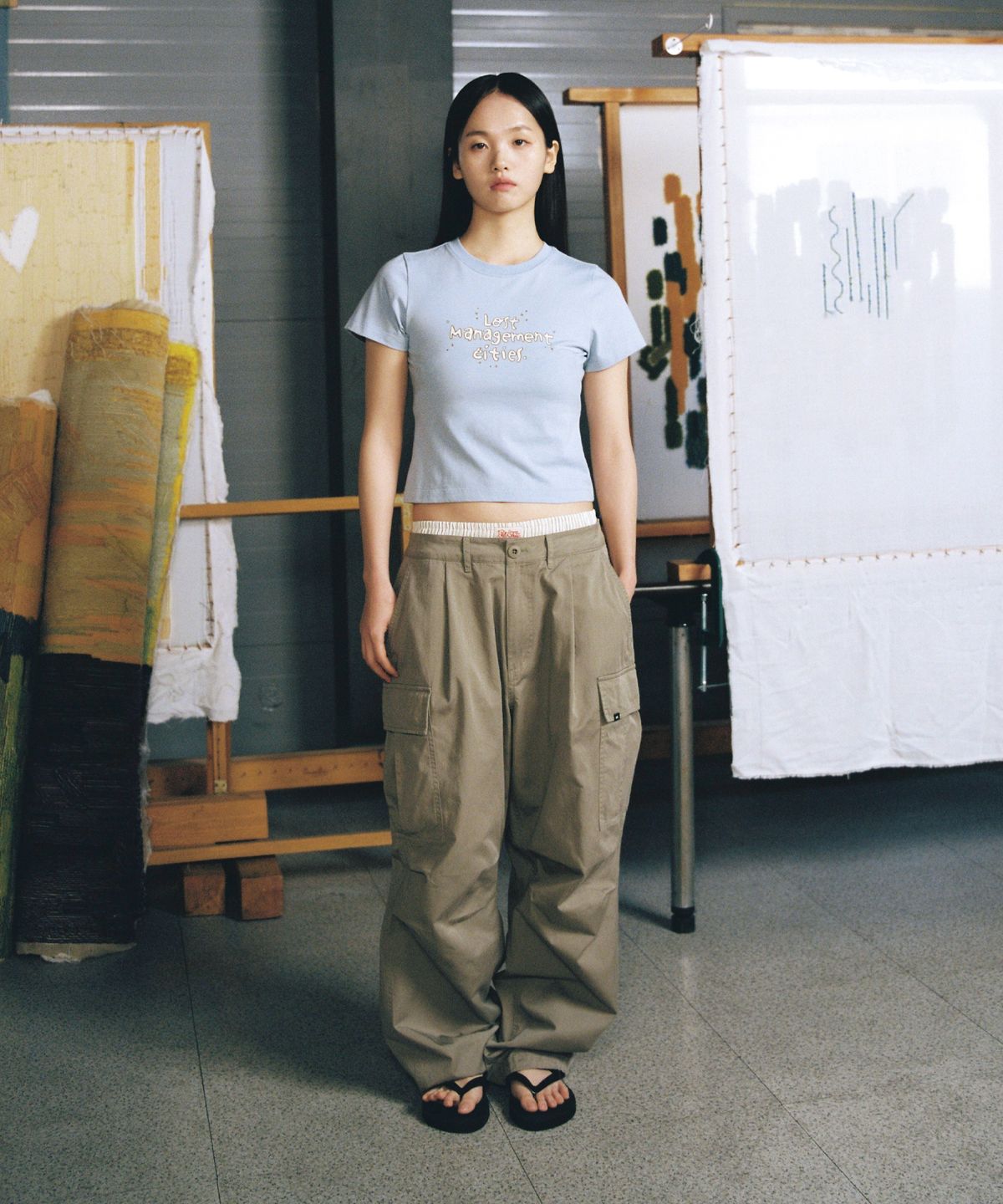 엘엠씨(LMC) WM FN DOODLE CROPPED TEE lime