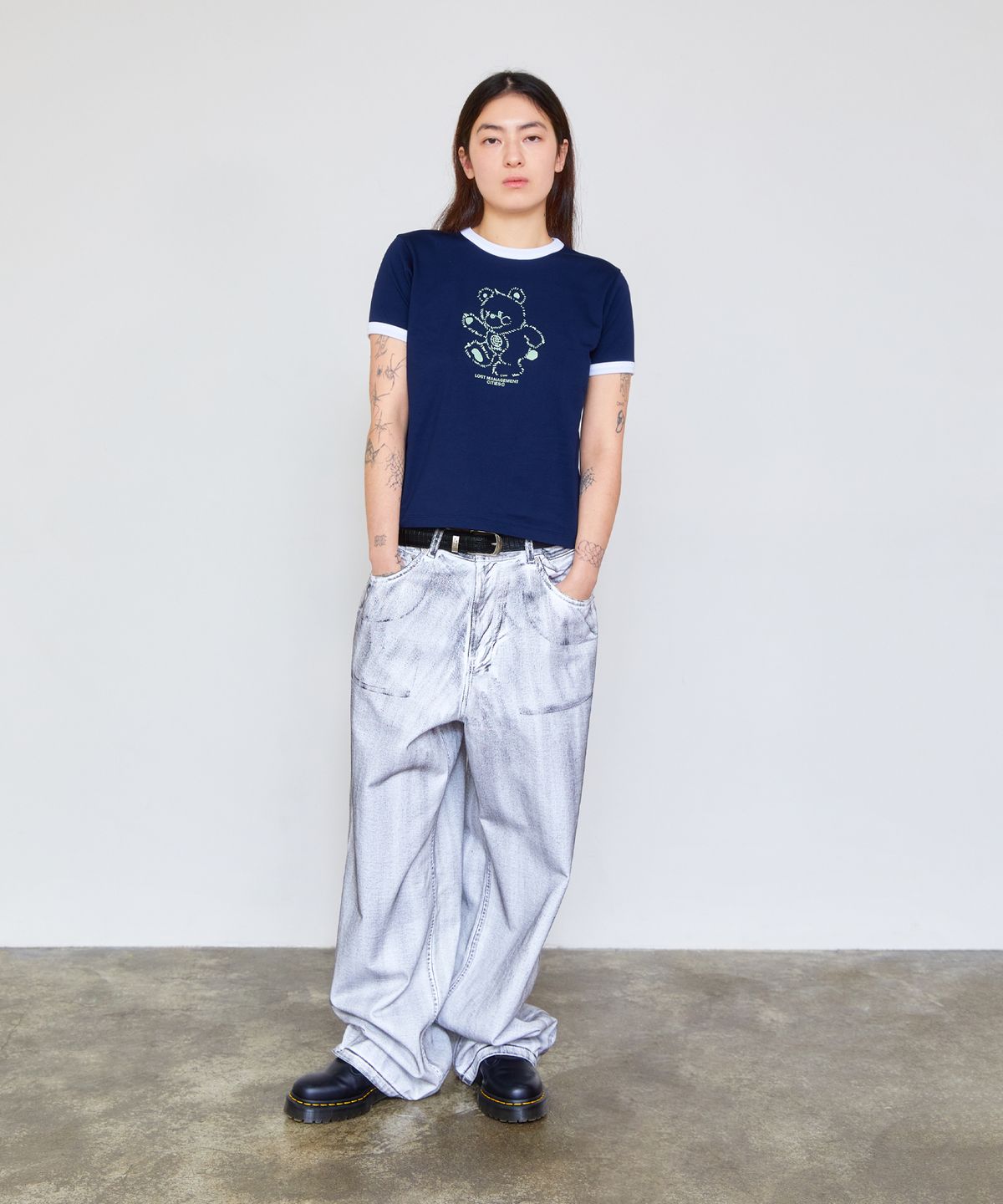 엘엠씨(LMC) WM BEAR RINGER TEE light pink