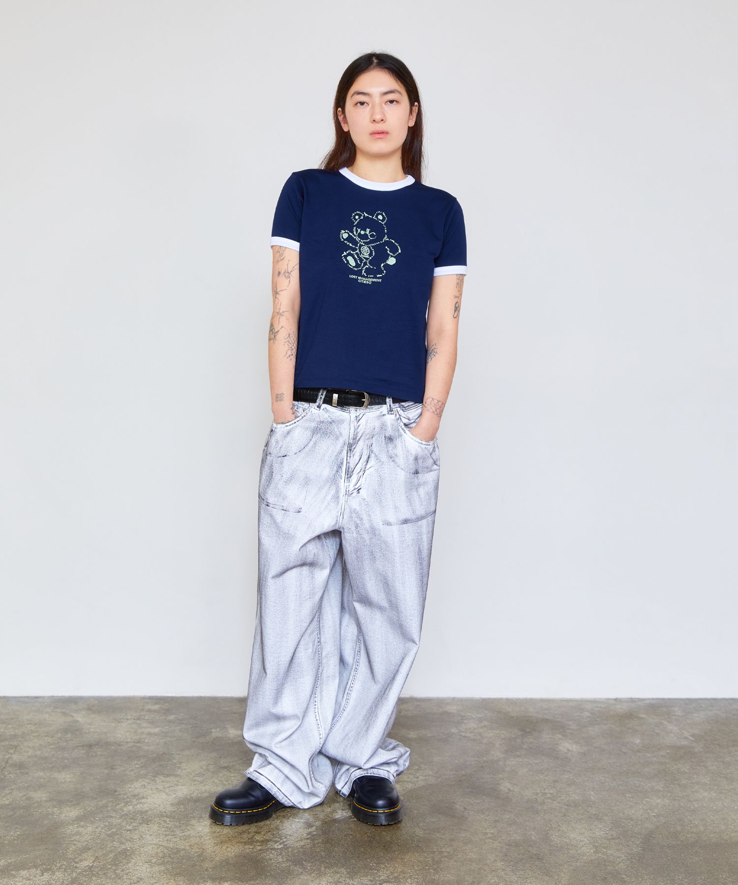 MUSINSA | LMC WM BEAR RINGER TEE ivory